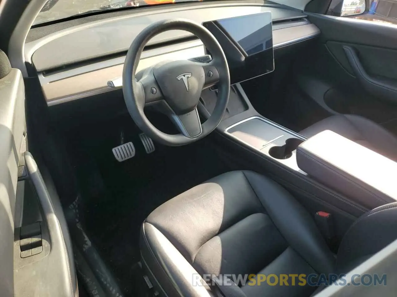 8 Фотография поврежденного автомобиля 7SAYGDEF5NF343093 TESLA MODEL Y 2022