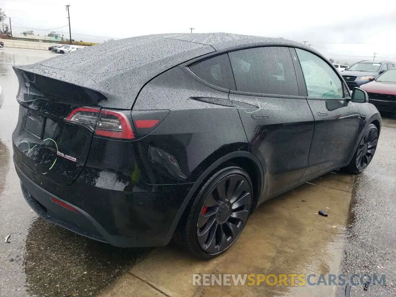 3 Фотография поврежденного автомобиля 7SAYGDEF5NF349847 TESLA MODEL Y 2022