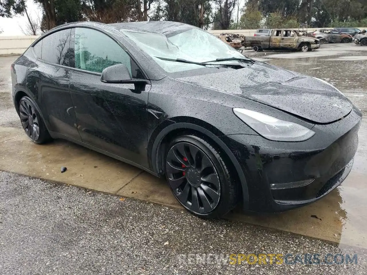 4 Фотография поврежденного автомобиля 7SAYGDEF5NF349847 TESLA MODEL Y 2022