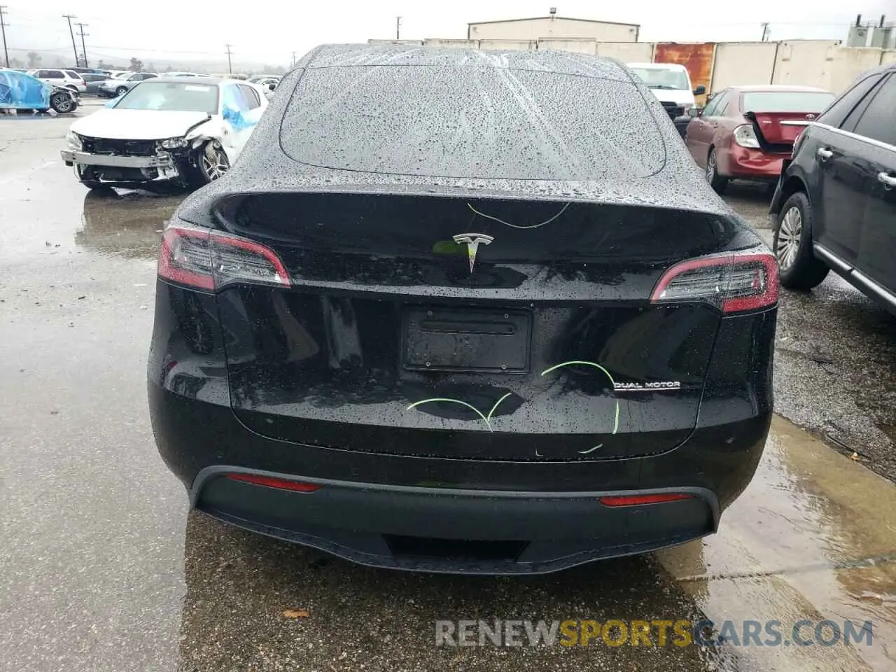 6 Фотография поврежденного автомобиля 7SAYGDEF5NF349847 TESLA MODEL Y 2022