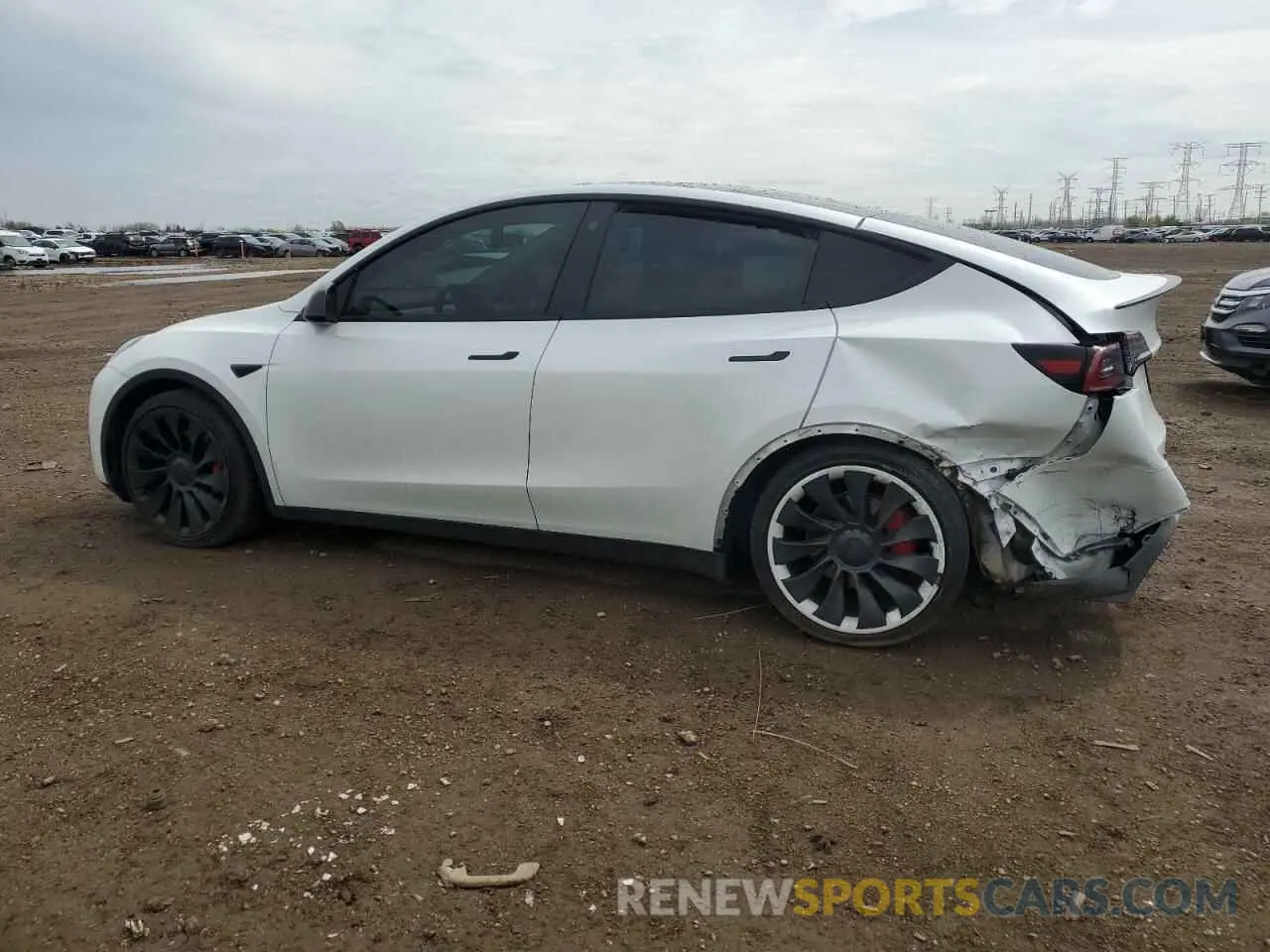 2 Photograph of a damaged car 7SAYGDEF5NF380905 TESLA MODEL Y 2022