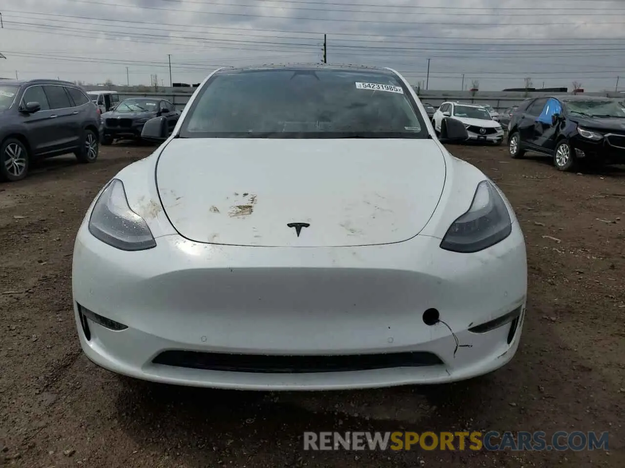 5 Photograph of a damaged car 7SAYGDEF5NF380905 TESLA MODEL Y 2022