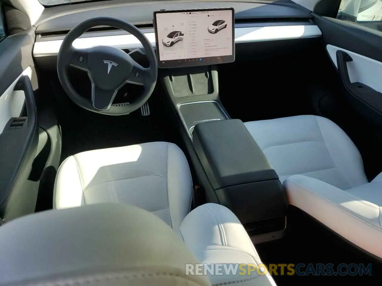 8 Photograph of a damaged car 7SAYGDEF5NF389815 TESLA MODEL Y 2022