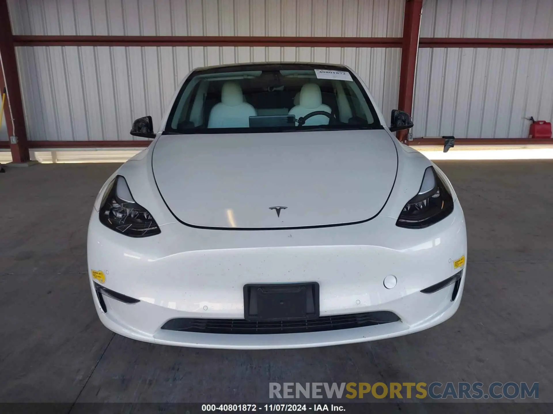 12 Photograph of a damaged car 7SAYGDEF5NF410193 TESLA MODEL Y 2022