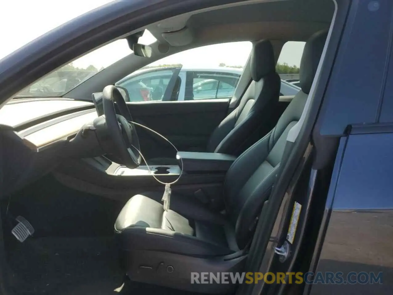 7 Photograph of a damaged car 7SAYGDEF5NF469289 TESLA MODEL Y 2022