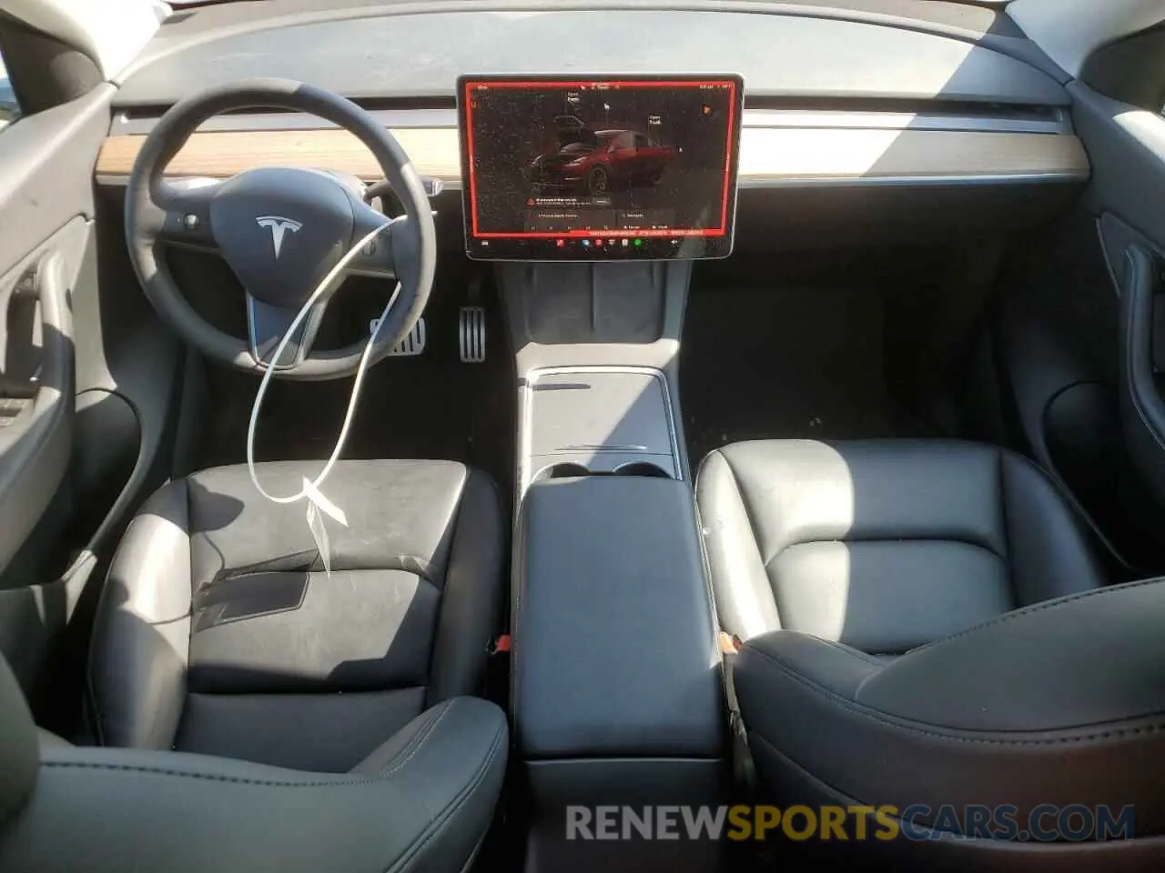 8 Photograph of a damaged car 7SAYGDEF5NF469289 TESLA MODEL Y 2022