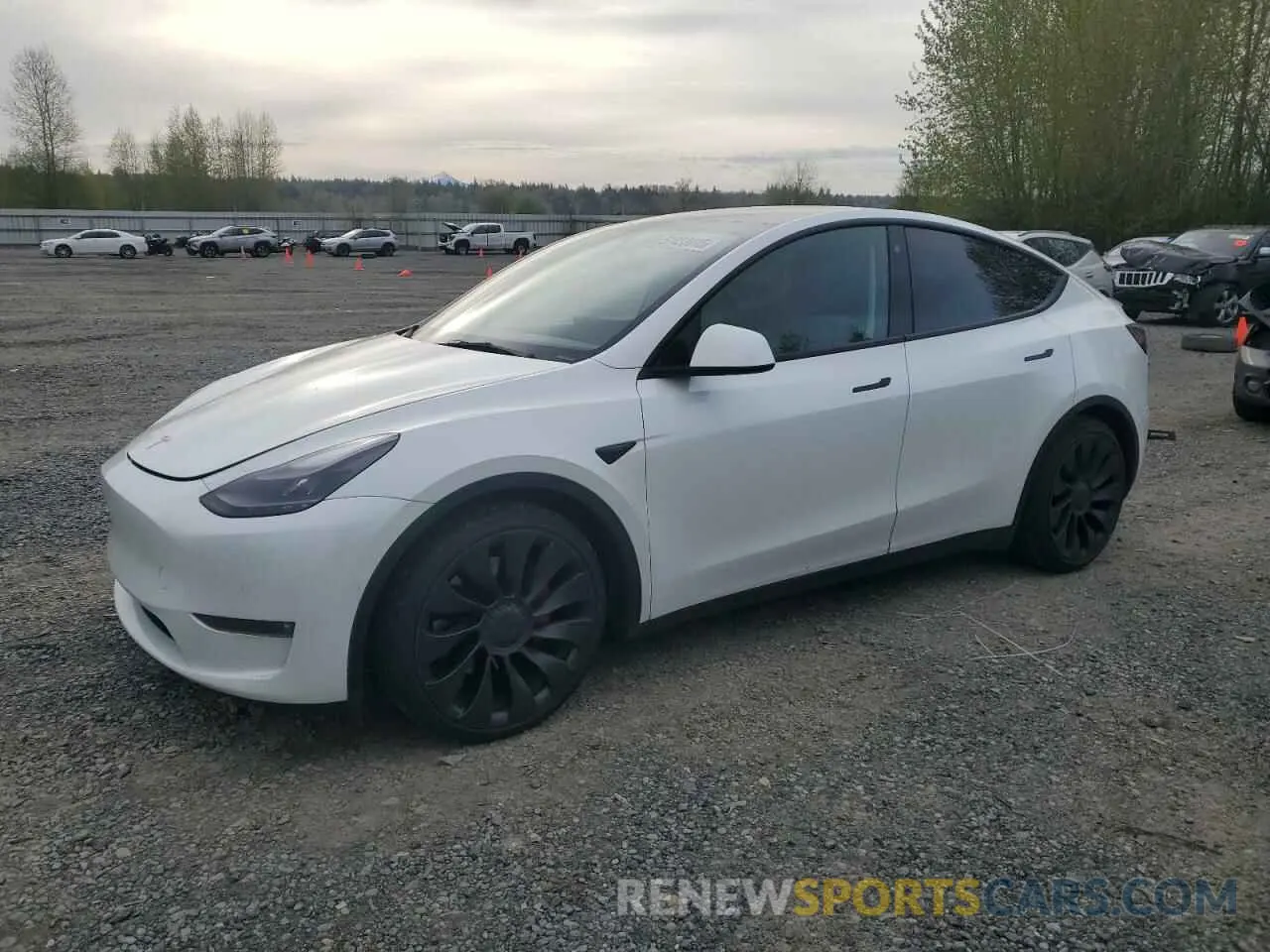 1 Фотография поврежденного автомобиля 7SAYGDEF5NF488800 TESLA MODEL Y 2022