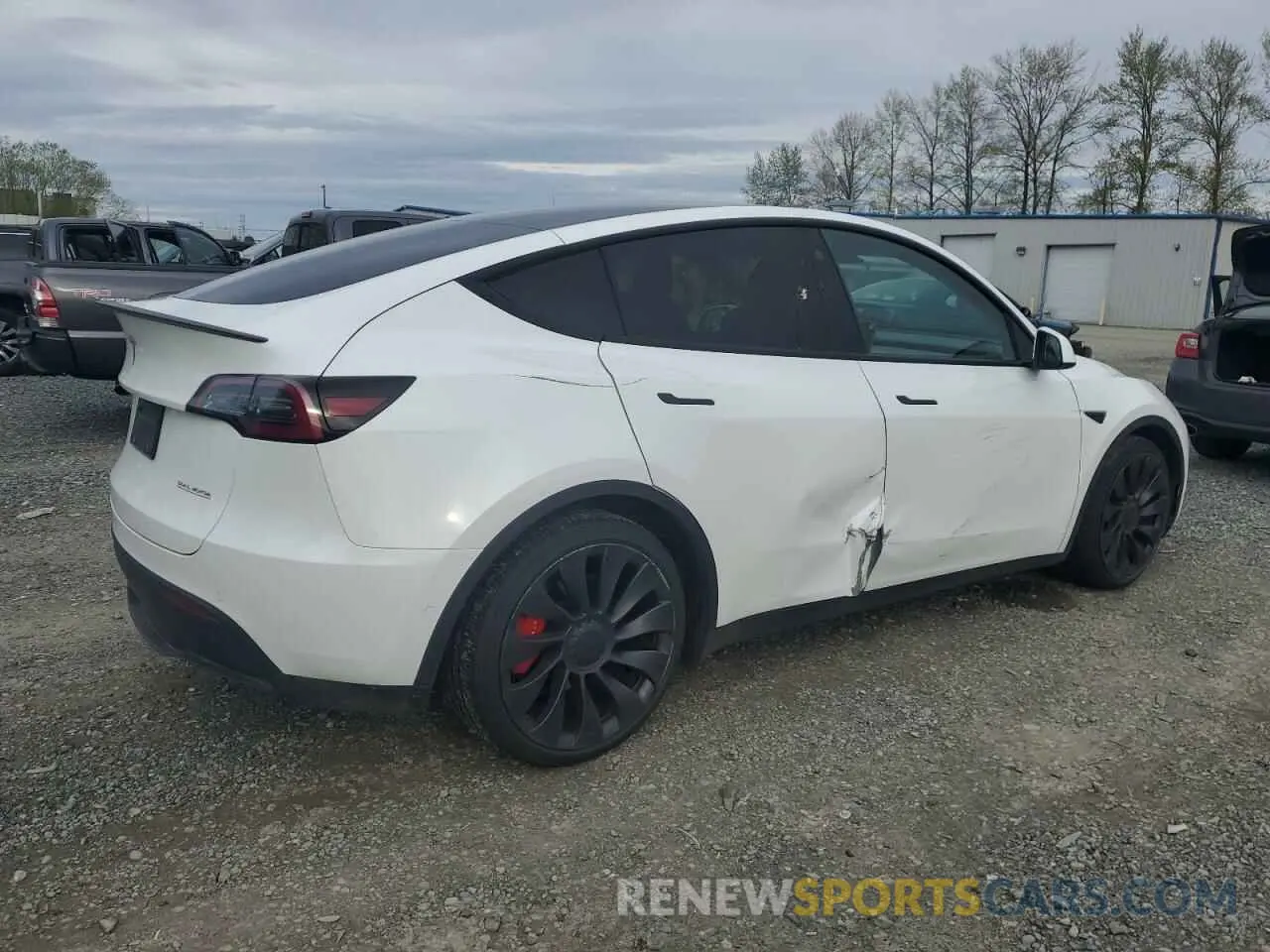 3 Фотография поврежденного автомобиля 7SAYGDEF5NF488800 TESLA MODEL Y 2022