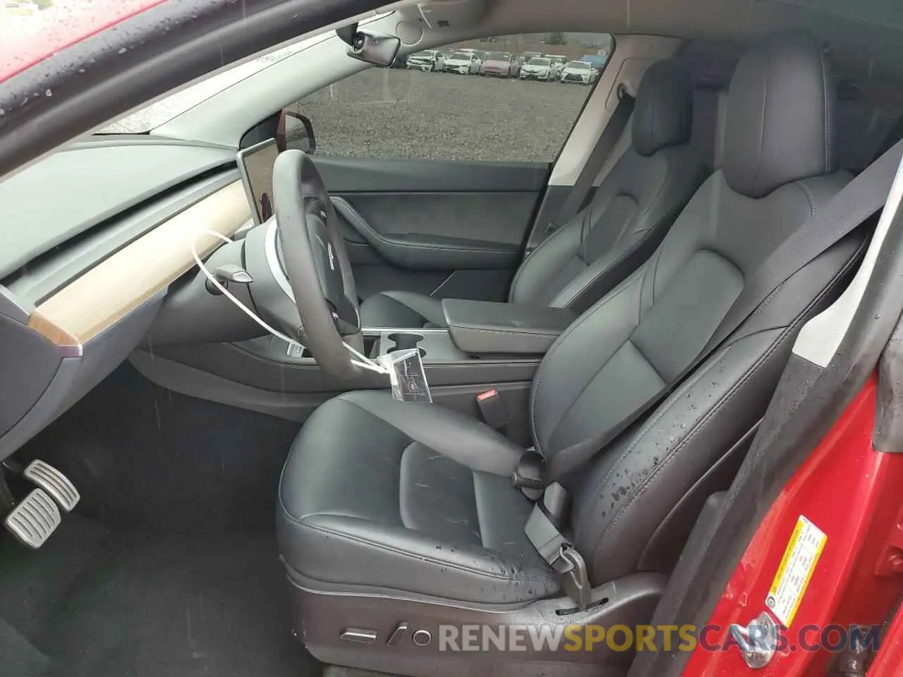 7 Photograph of a damaged car 7SAYGDEF5NF493365 TESLA MODEL Y 2022