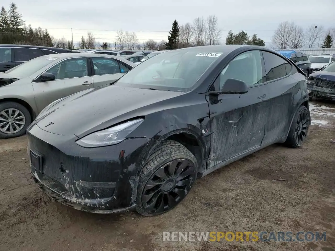 1 Фотография поврежденного автомобиля 7SAYGDEF5NF512464 TESLA MODEL Y 2022