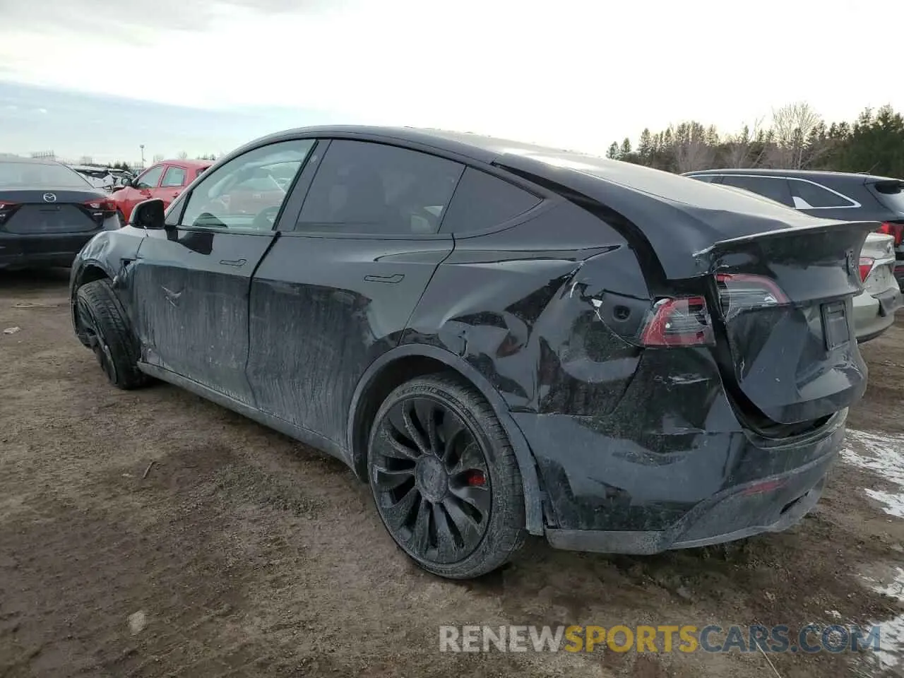 2 Фотография поврежденного автомобиля 7SAYGDEF5NF512464 TESLA MODEL Y 2022