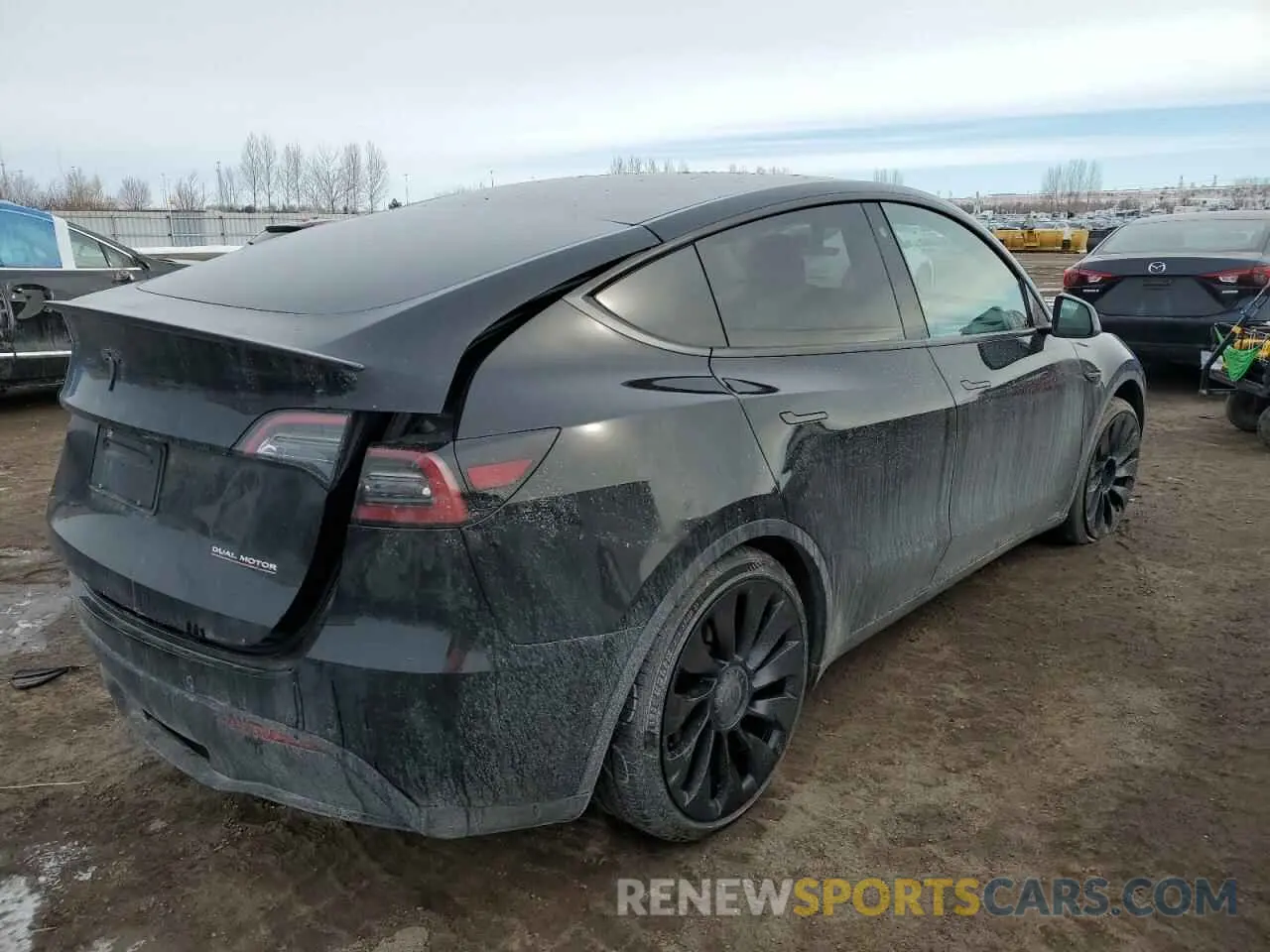 3 Фотография поврежденного автомобиля 7SAYGDEF5NF512464 TESLA MODEL Y 2022