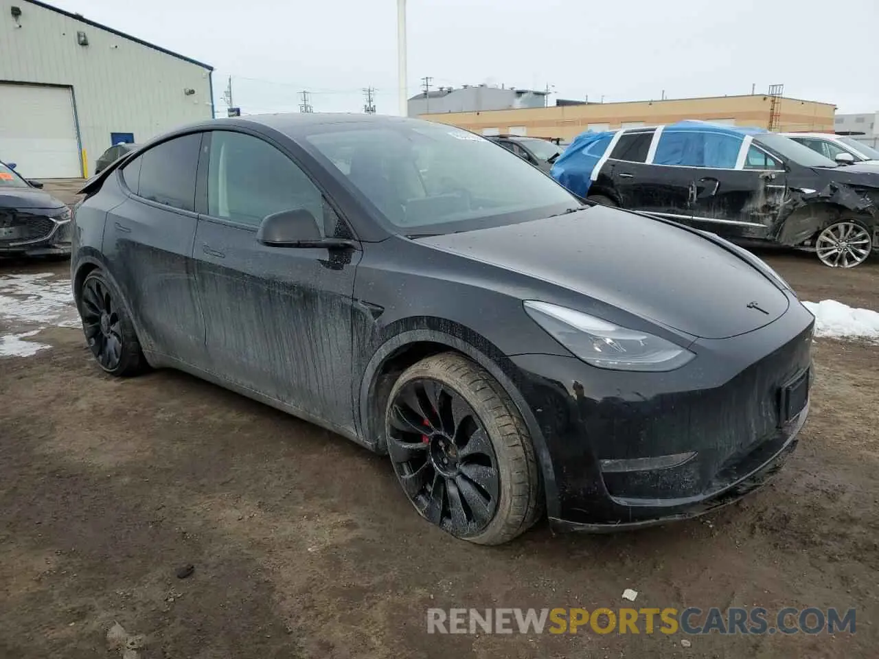 4 Фотография поврежденного автомобиля 7SAYGDEF5NF512464 TESLA MODEL Y 2022