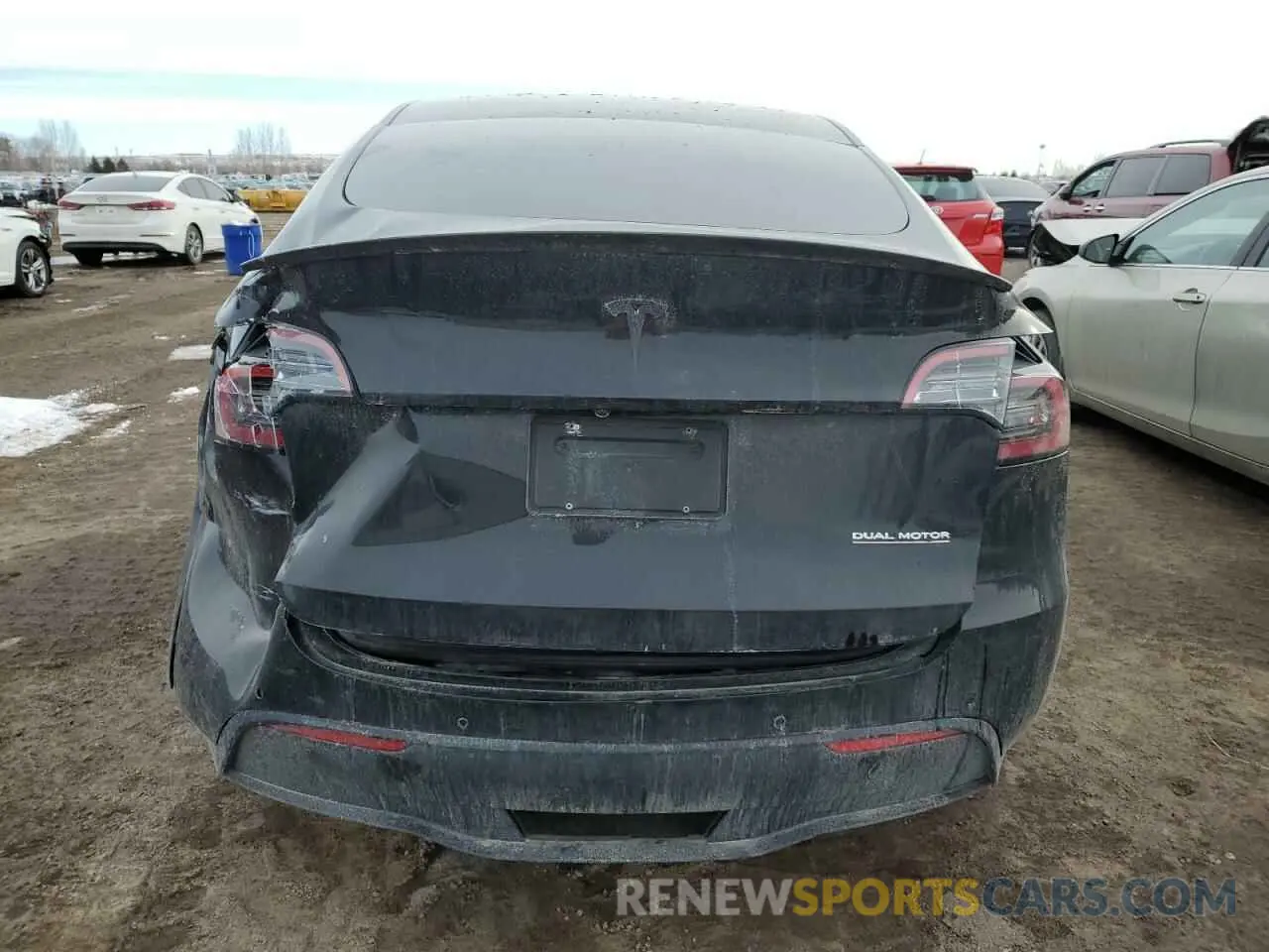 6 Фотография поврежденного автомобиля 7SAYGDEF5NF512464 TESLA MODEL Y 2022
