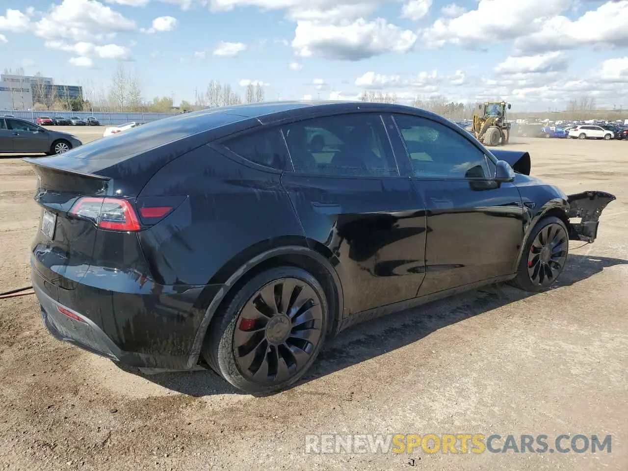3 Photograph of a damaged car 7SAYGDEF5NF515610 TESLA MODEL Y 2022
