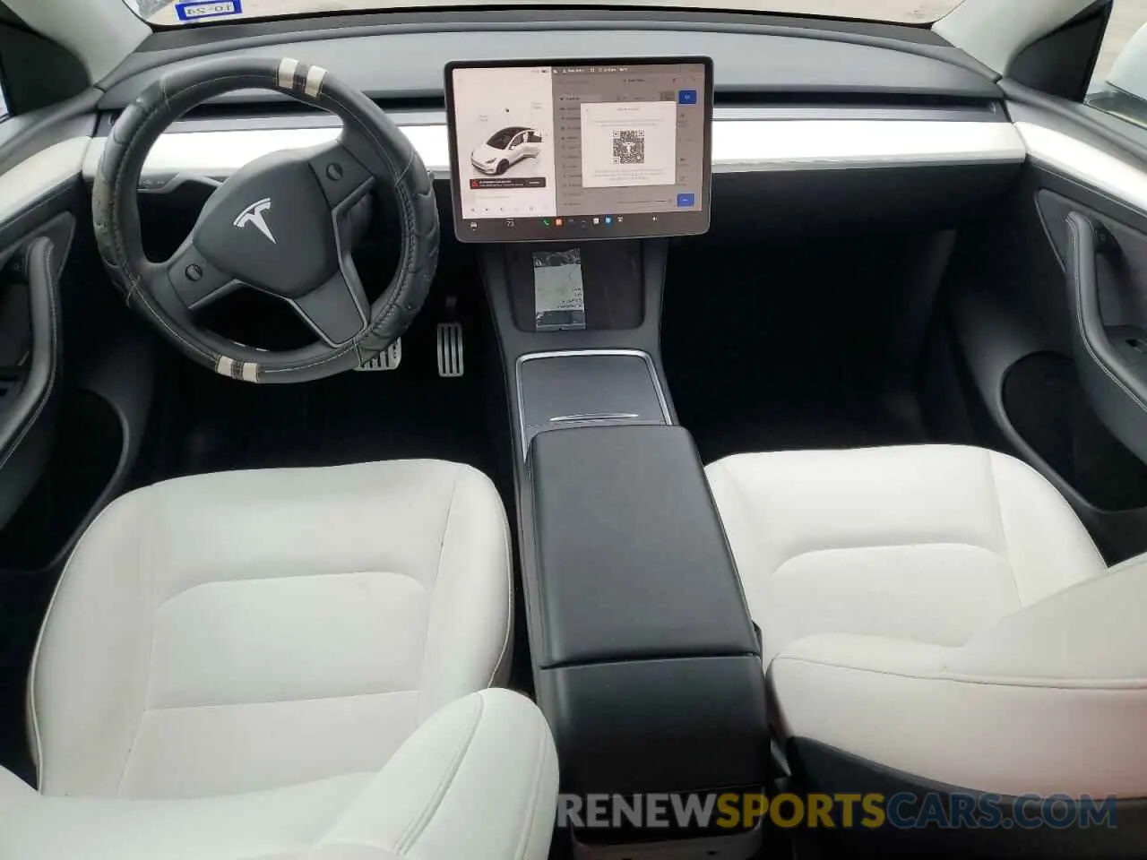 8 Photograph of a damaged car 7SAYGDEF5NF536876 TESLA MODEL Y 2022