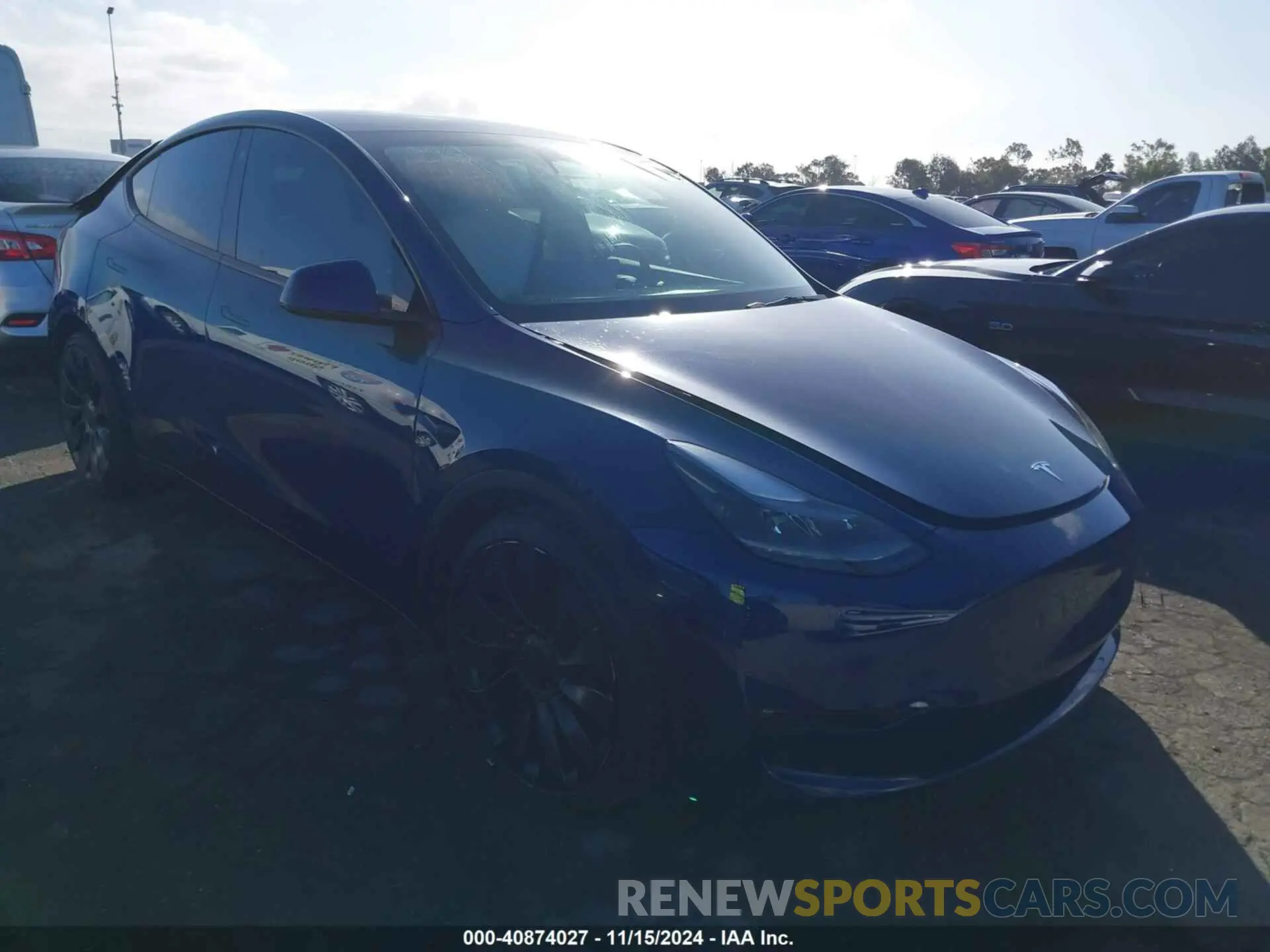1 Photograph of a damaged car 7SAYGDEF5NF559607 TESLA MODEL Y 2022