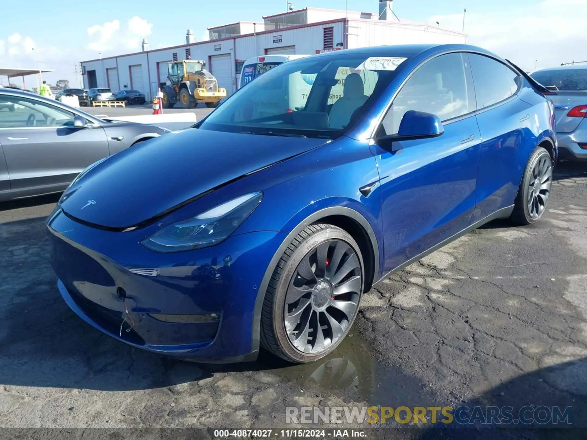 2 Photograph of a damaged car 7SAYGDEF5NF559607 TESLA MODEL Y 2022
