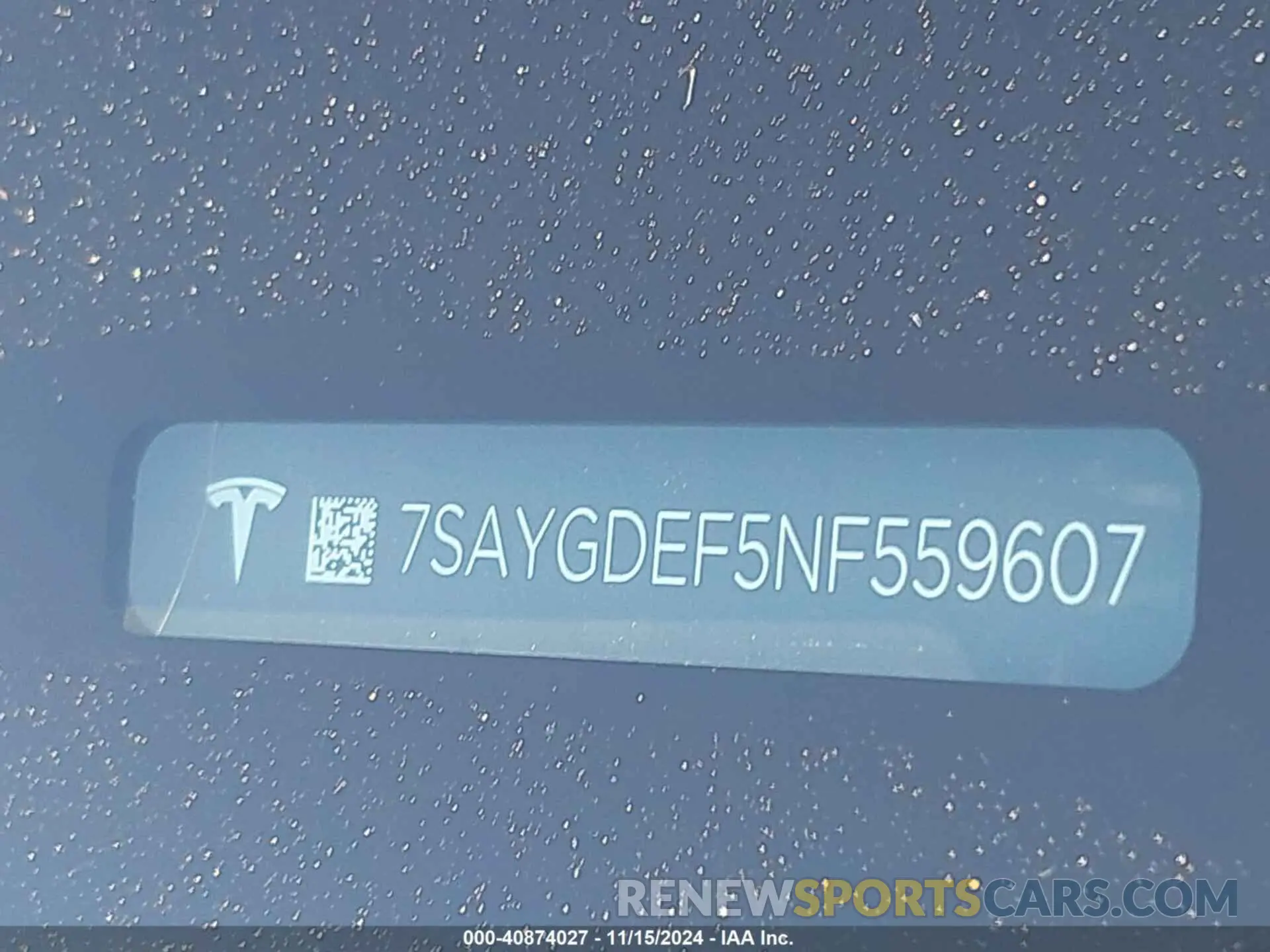 9 Photograph of a damaged car 7SAYGDEF5NF559607 TESLA MODEL Y 2022