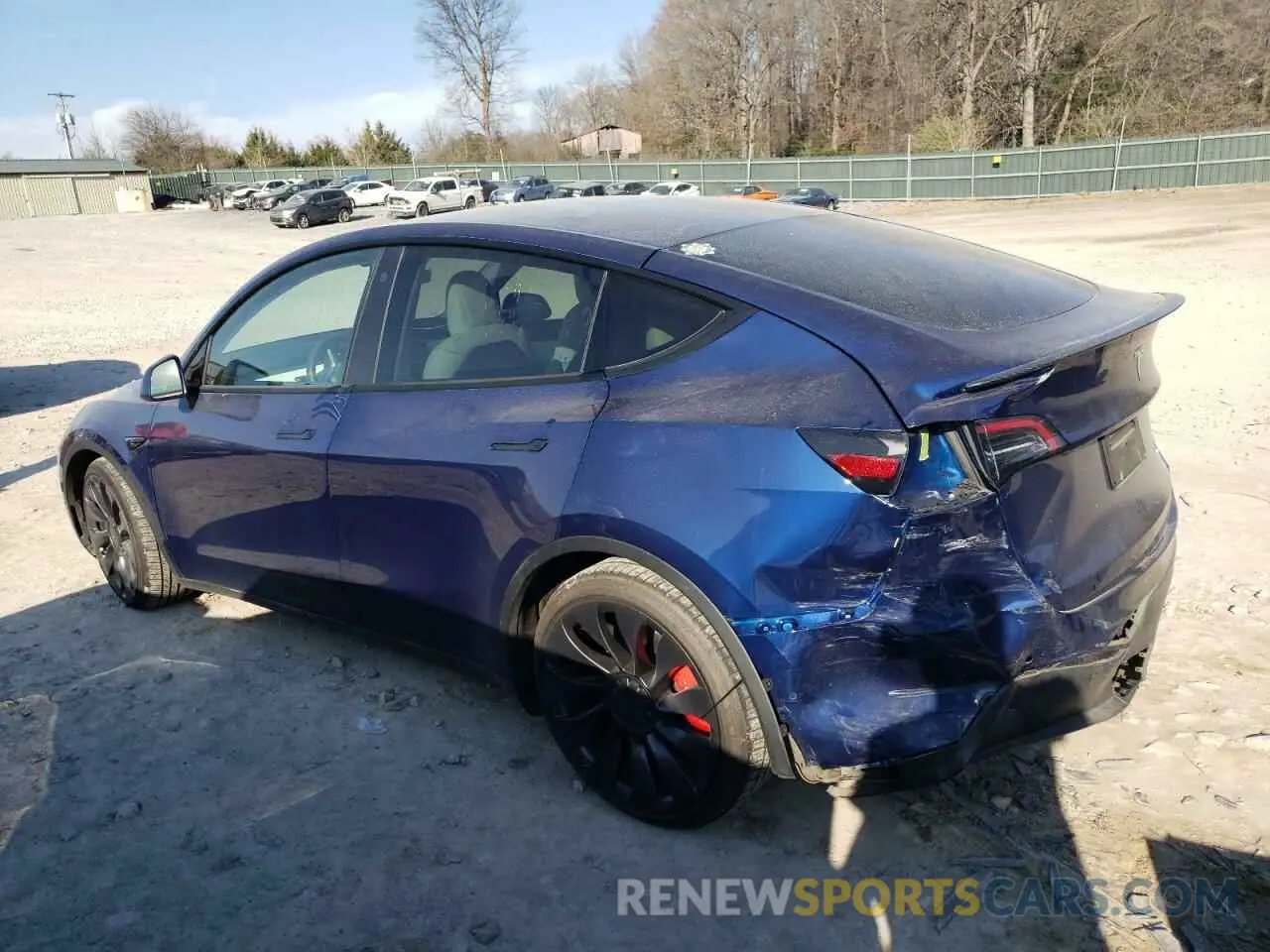 2 Photograph of a damaged car 7SAYGDEF6NF380248 TESLA MODEL Y 2022