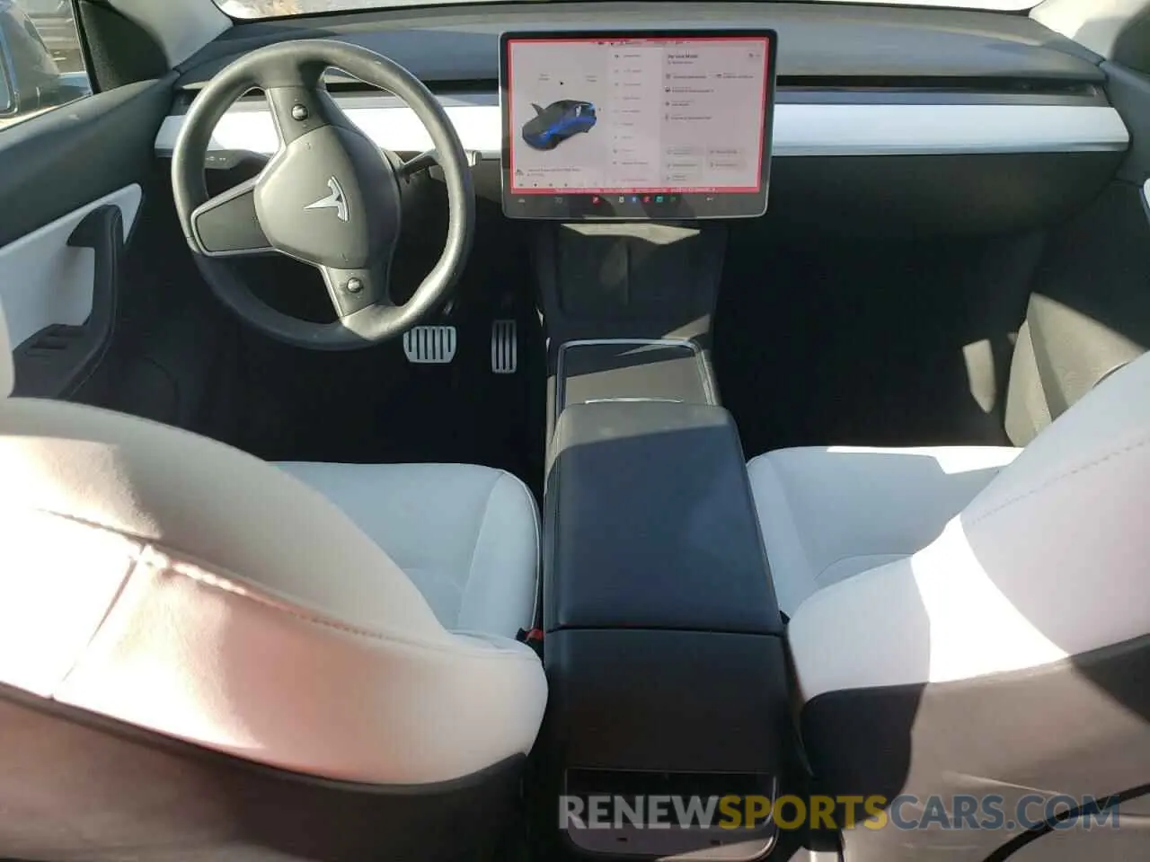 8 Photograph of a damaged car 7SAYGDEF6NF380248 TESLA MODEL Y 2022