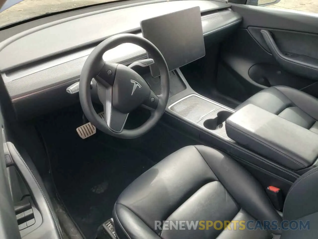 8 Photograph of a damaged car 7SAYGDEF6NF448872 TESLA MODEL Y 2022