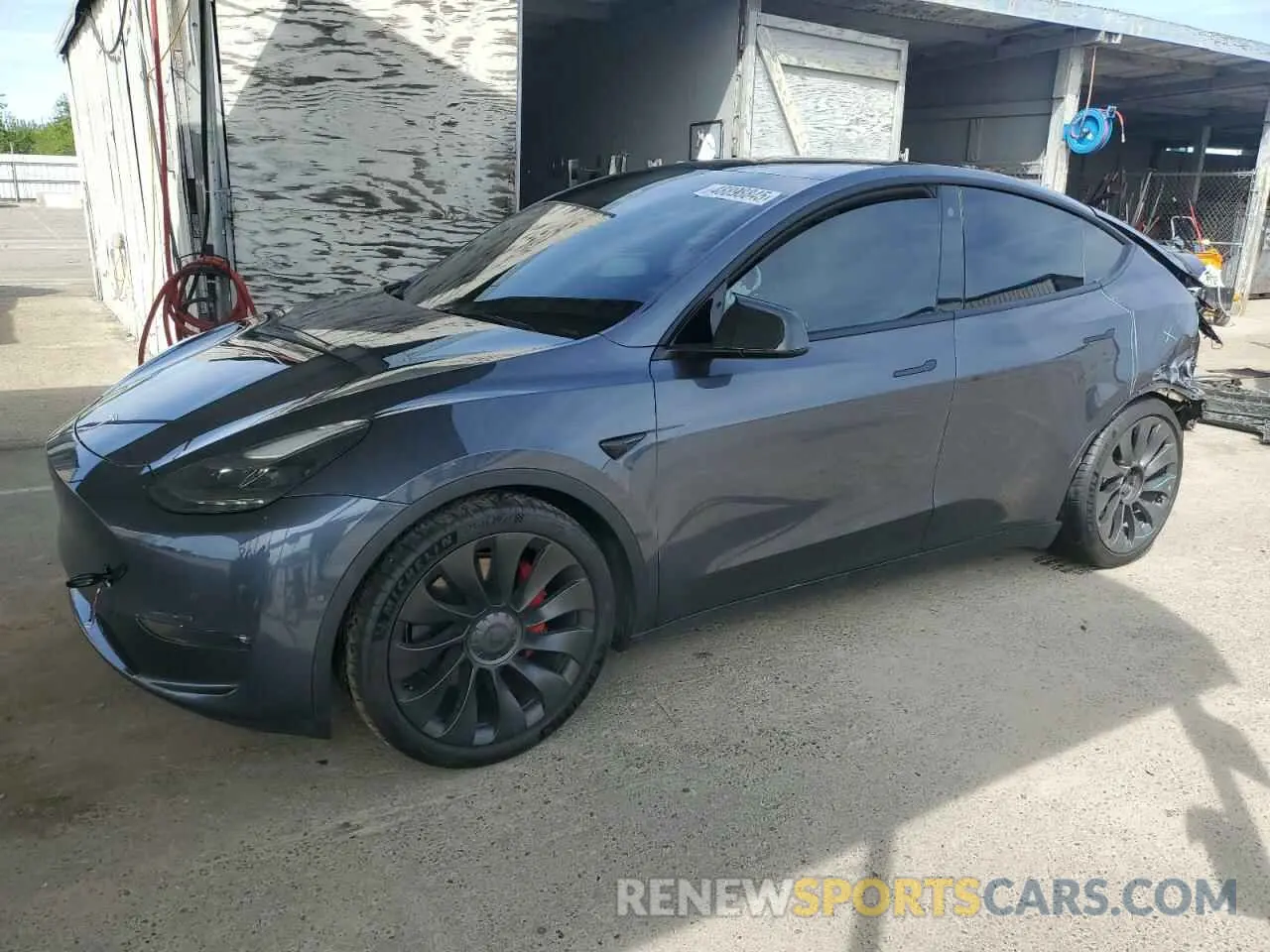 1 Фотография поврежденного автомобиля 7SAYGDEF6NF455000 TESLA MODEL Y 2022