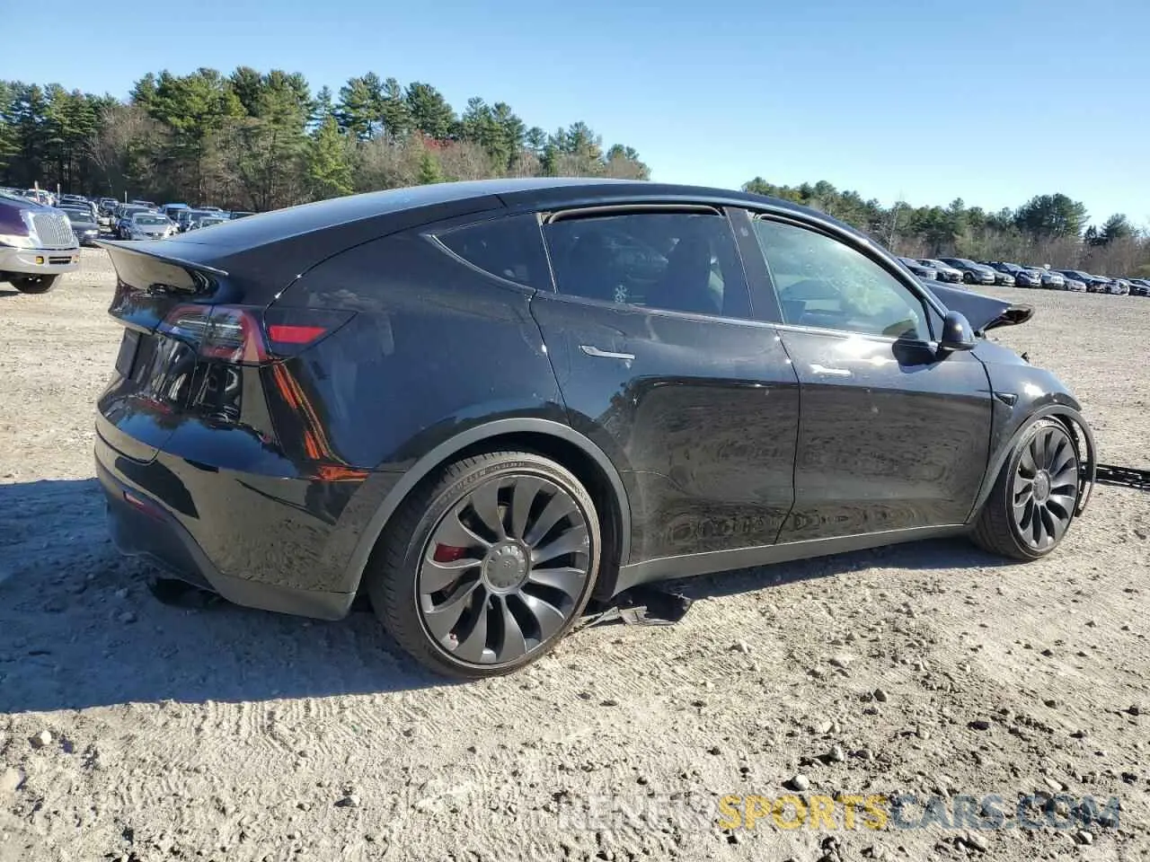 3 Фотография поврежденного автомобиля 7SAYGDEF6NF457183 TESLA MODEL Y 2022