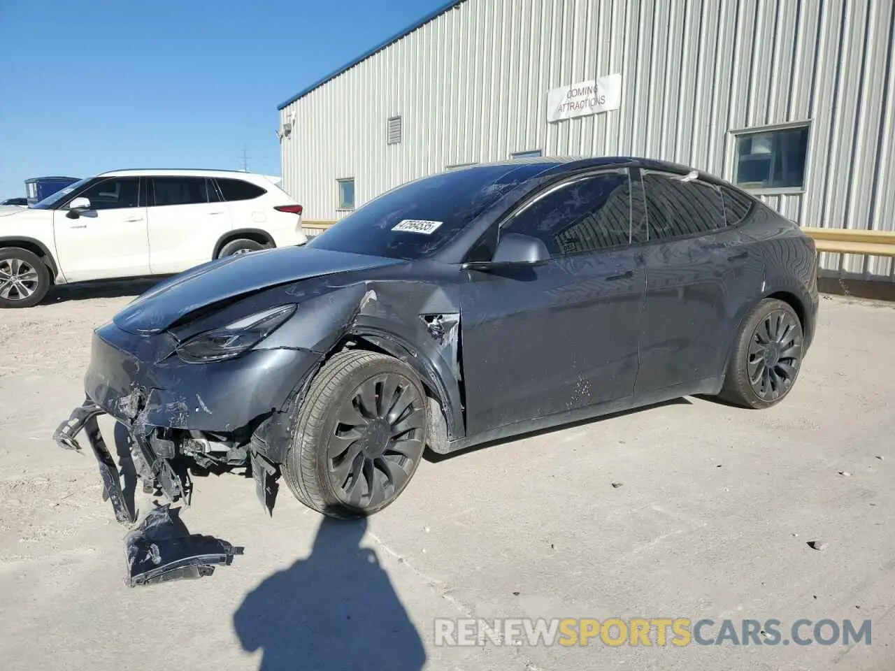 1 Фотография поврежденного автомобиля 7SAYGDEF6NF485288 TESLA MODEL Y 2022