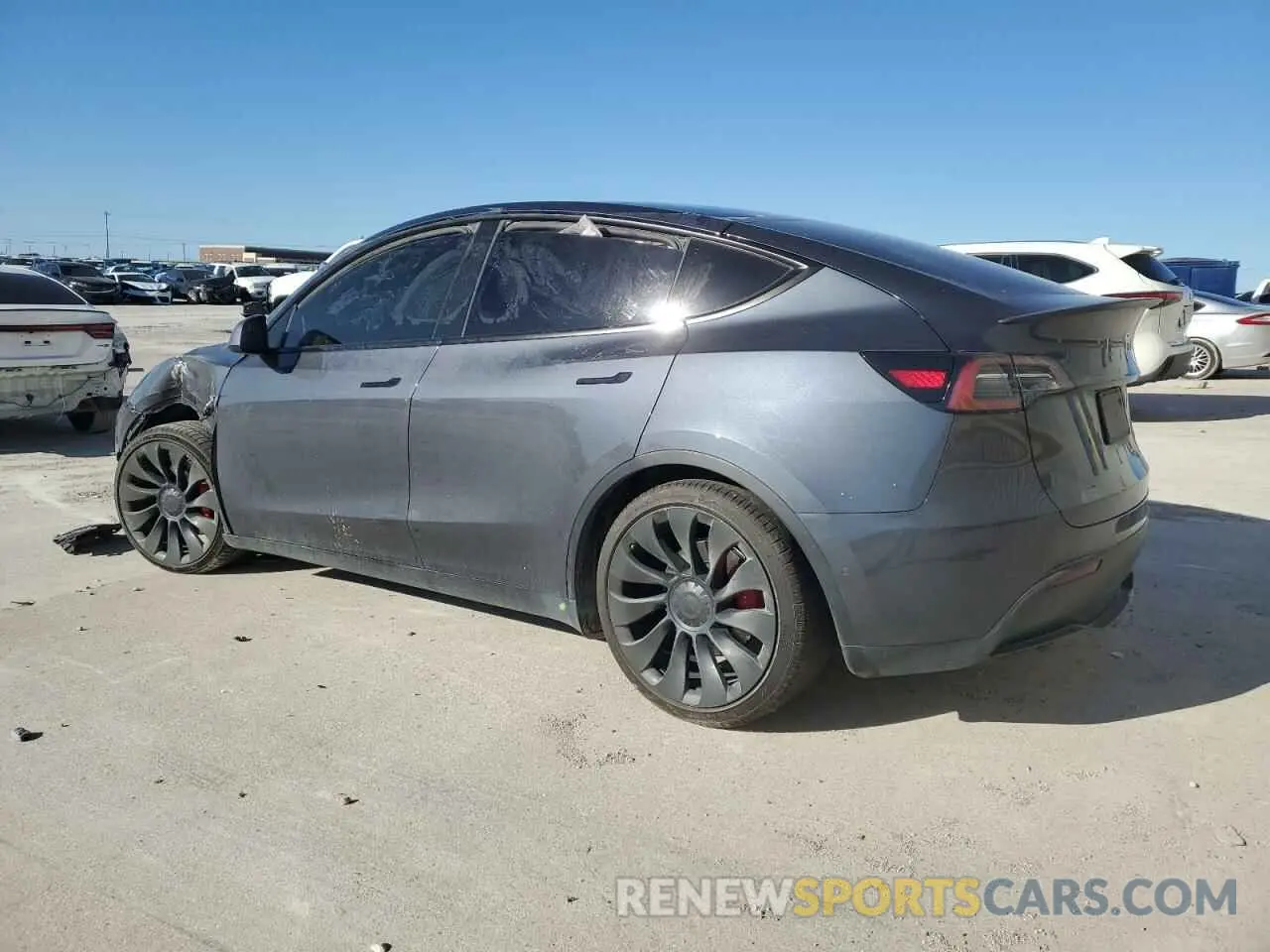 2 Фотография поврежденного автомобиля 7SAYGDEF6NF485288 TESLA MODEL Y 2022