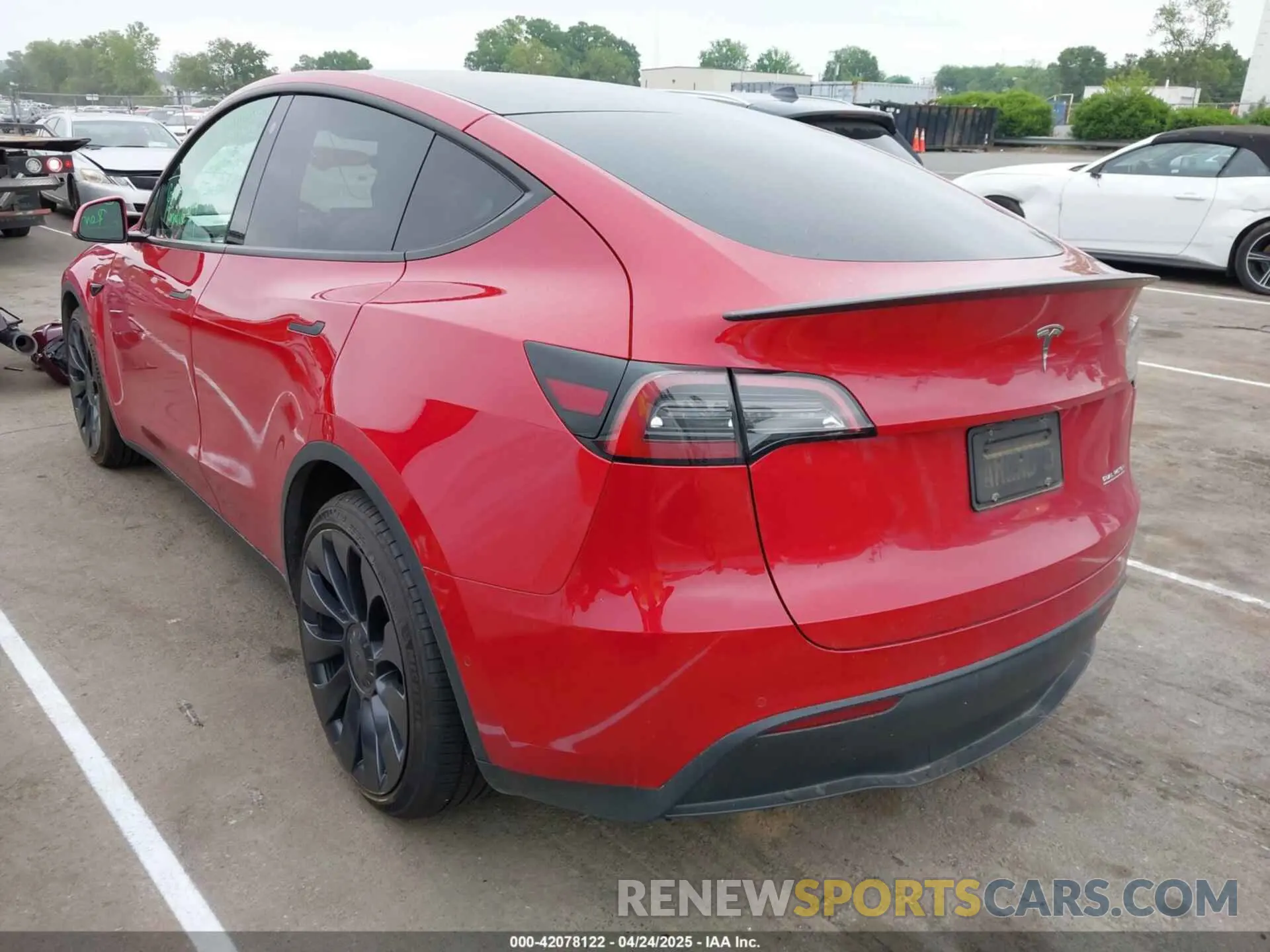3 Фотография поврежденного автомобиля 7SAYGDEF6NF511436 TESLA MODEL Y 2022