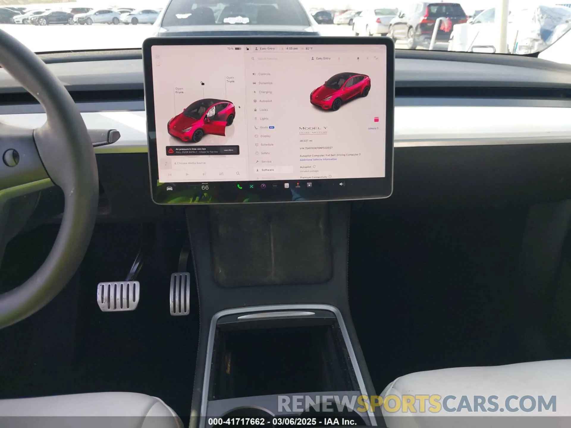 19 Фотография поврежденного автомобиля 7SAYGDEF6NF532027 TESLA MODEL Y 2022