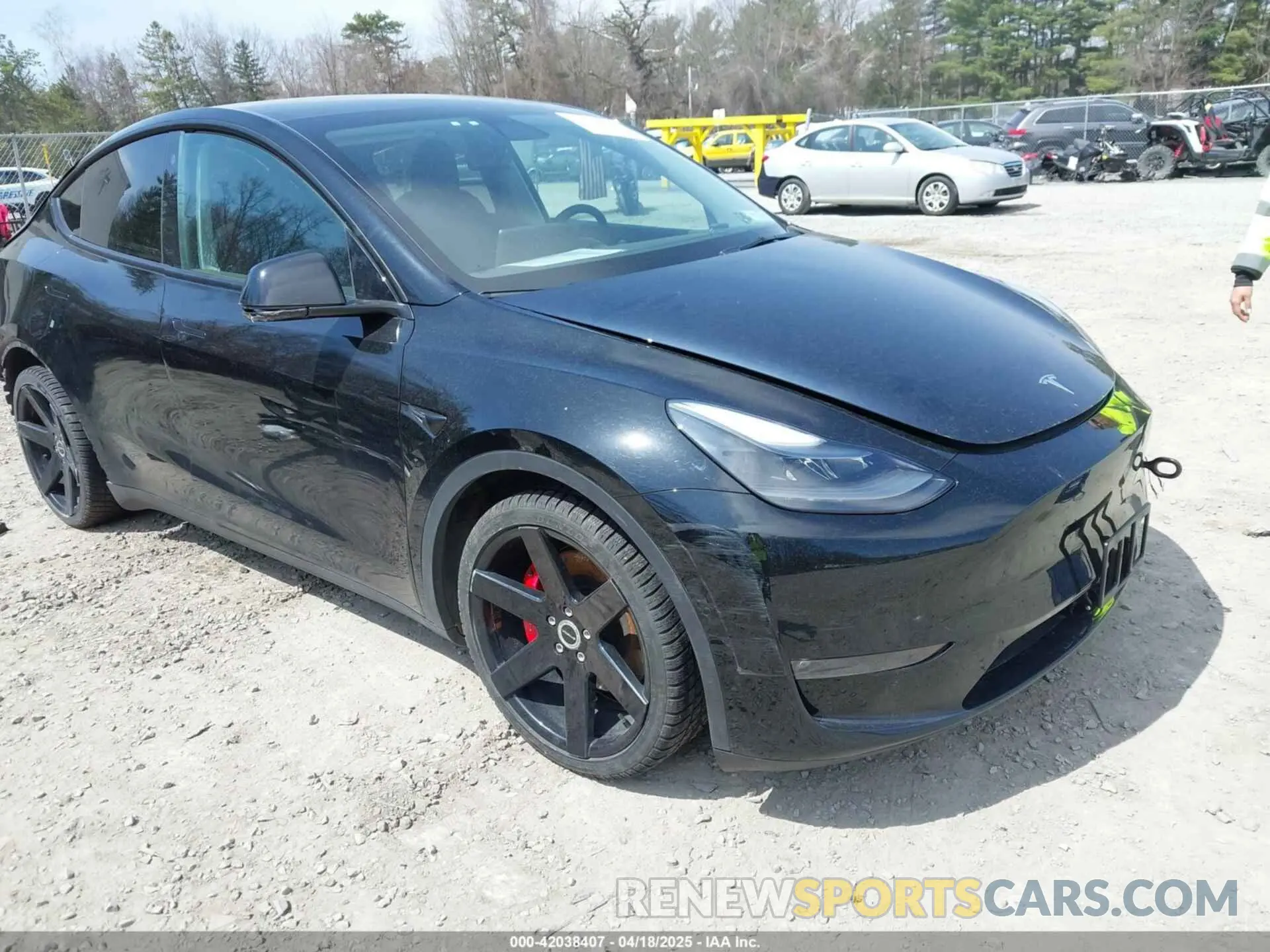 1 Фотография поврежденного автомобиля 7SAYGDEF7NF310113 TESLA MODEL Y 2022