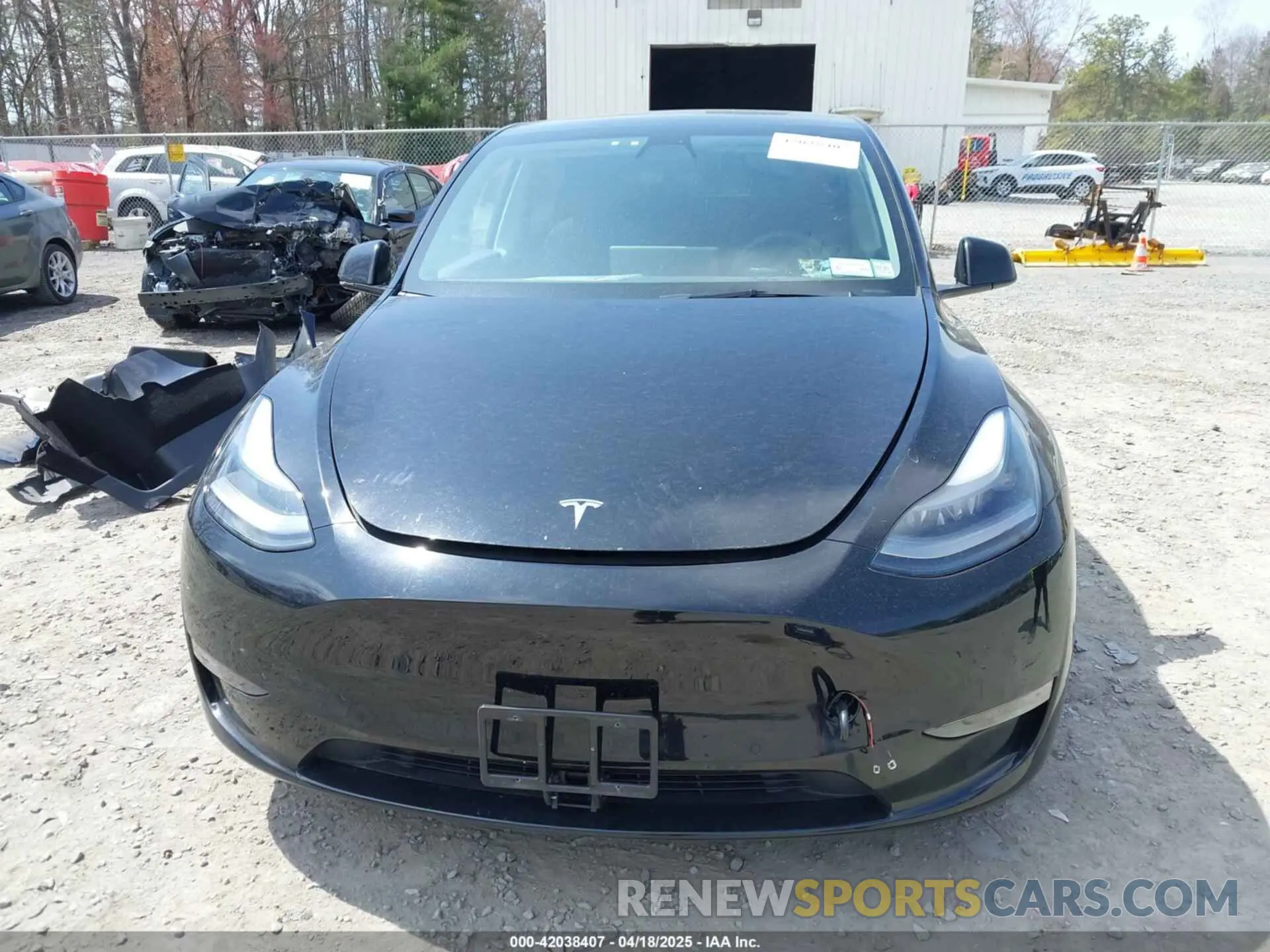 13 Фотография поврежденного автомобиля 7SAYGDEF7NF310113 TESLA MODEL Y 2022