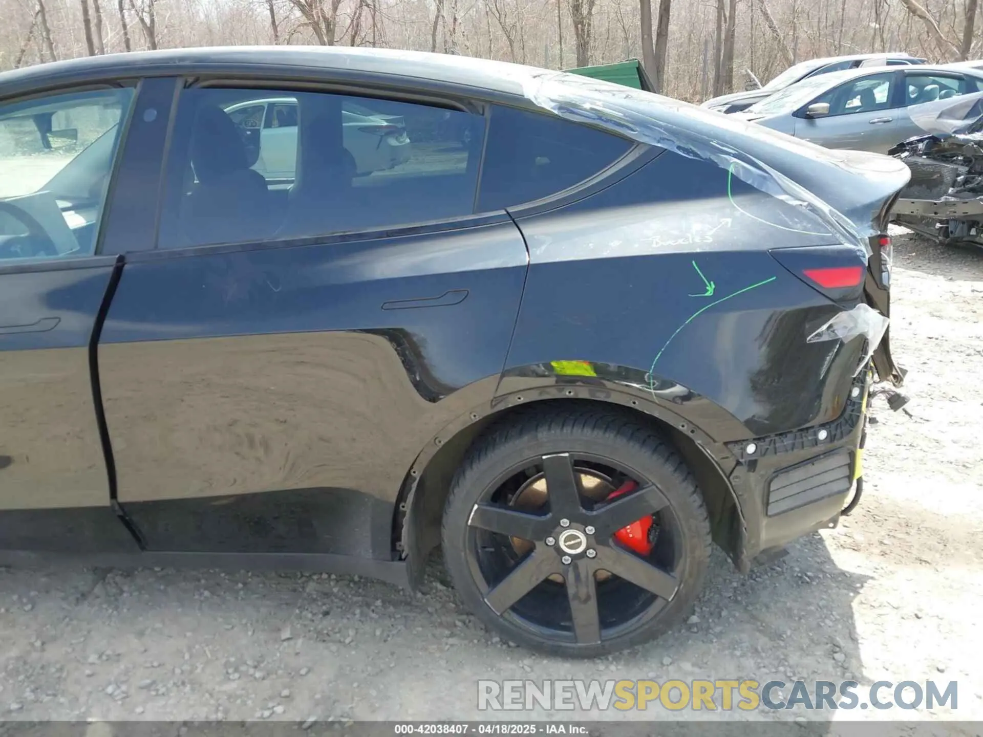 6 Фотография поврежденного автомобиля 7SAYGDEF7NF310113 TESLA MODEL Y 2022