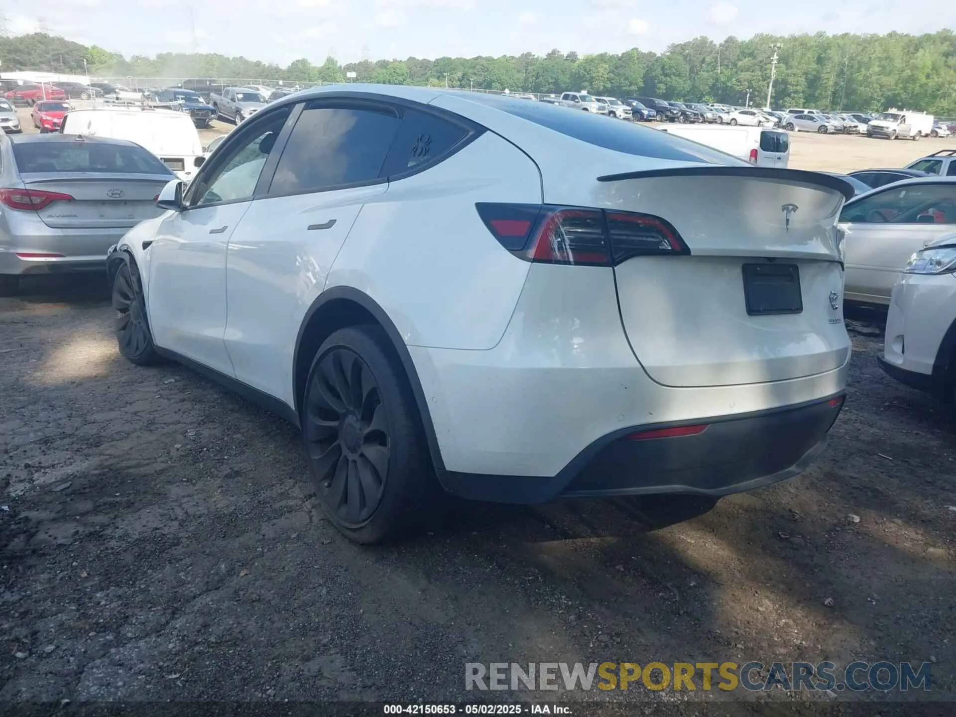 3 Фотография поврежденного автомобиля 7SAYGDEF7NF380775 TESLA MODEL Y 2022