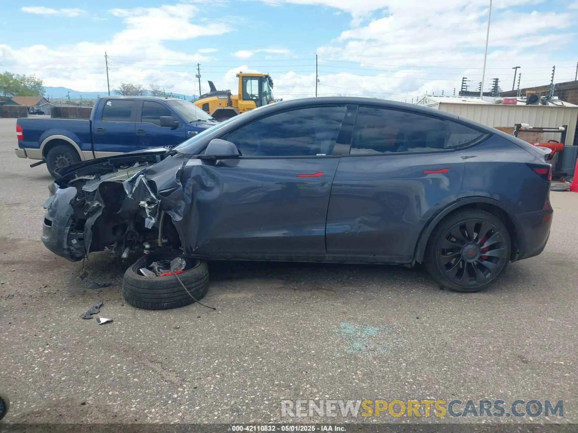 13 Фотография поврежденного автомобиля 7SAYGDEF7NF405769 TESLA MODEL Y 2022