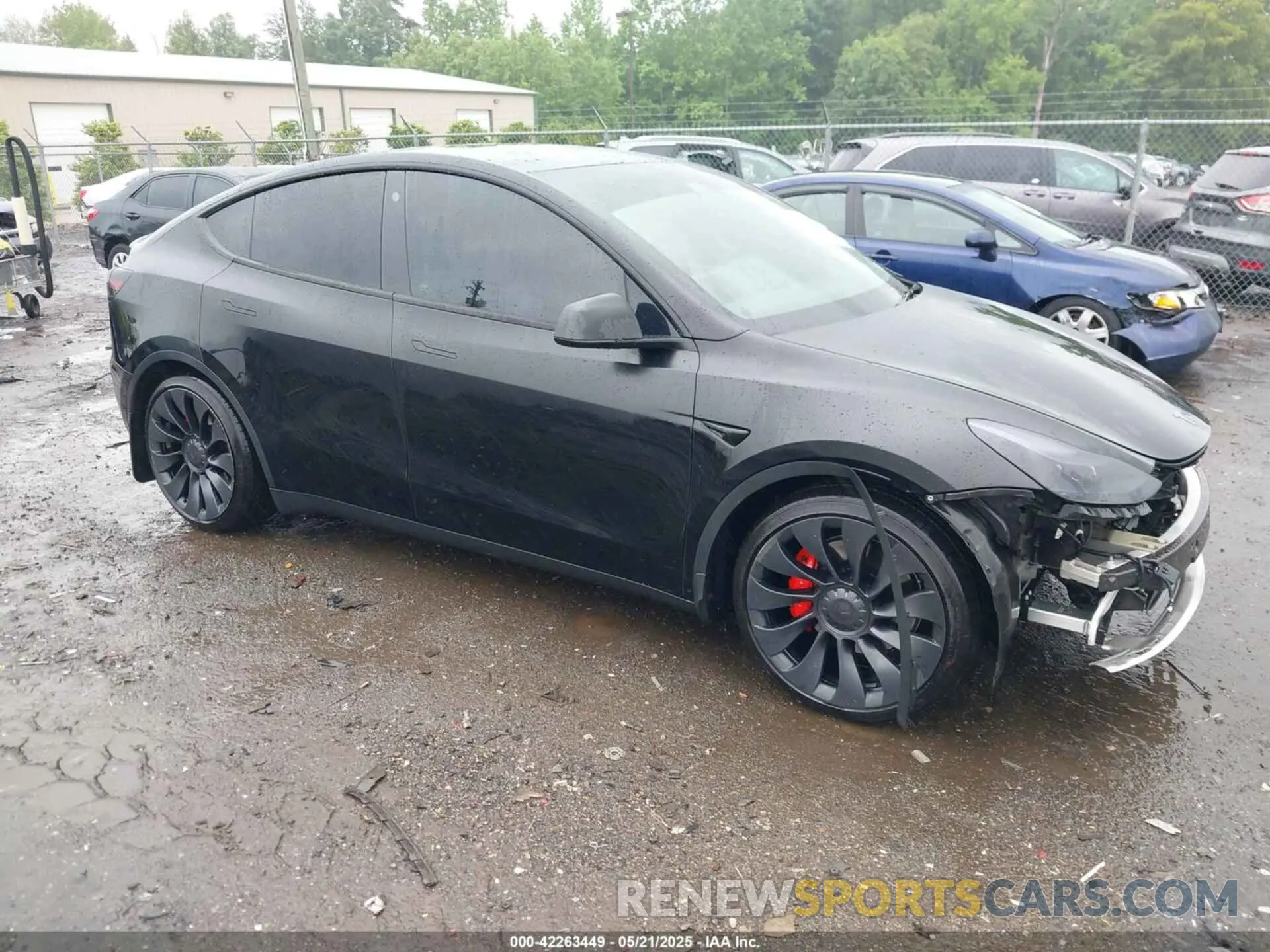 1 Photograph of a damaged car 7SAYGDEF7NF457757 TESLA MODEL Y 2022