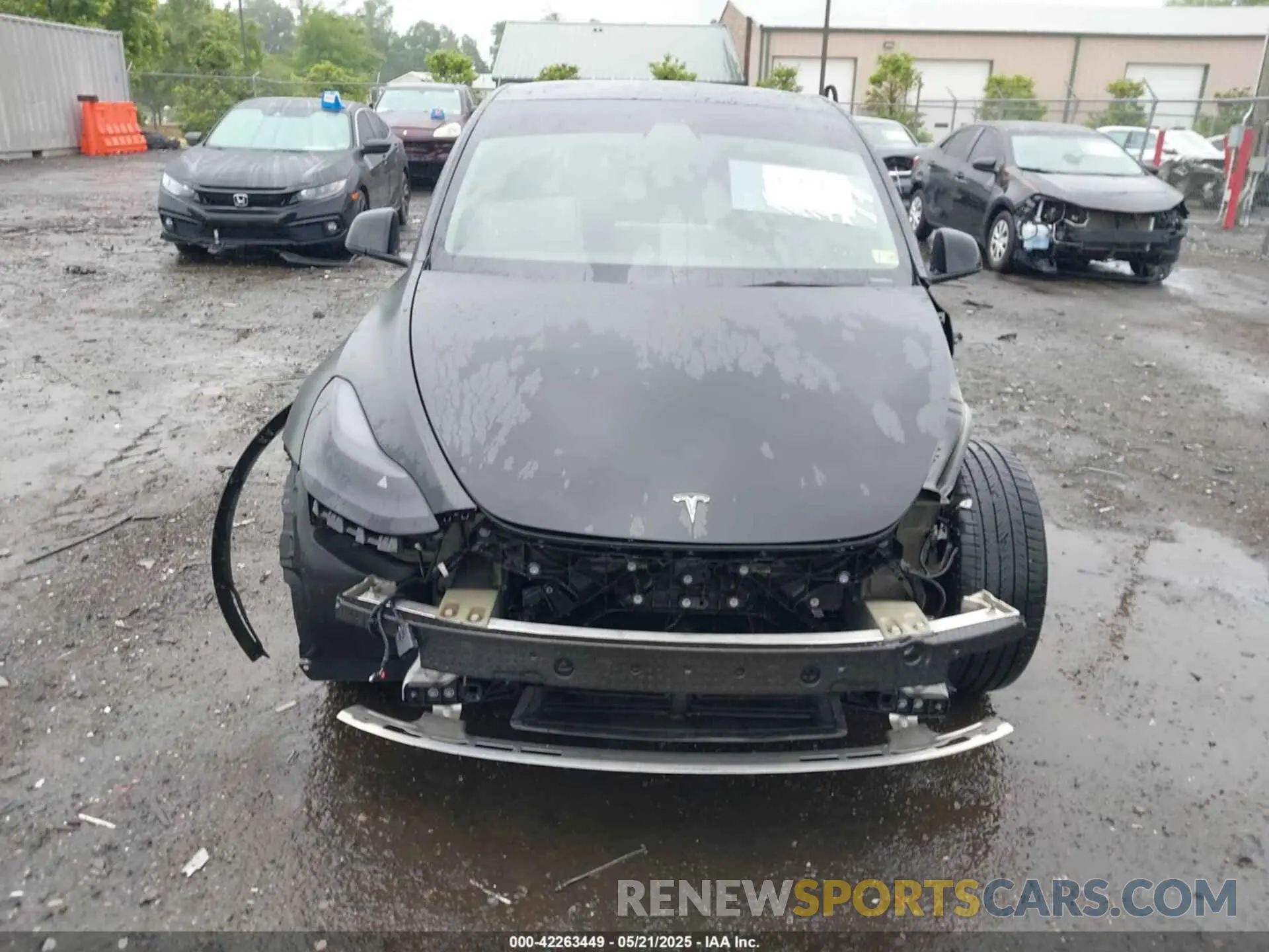 13 Photograph of a damaged car 7SAYGDEF7NF457757 TESLA MODEL Y 2022