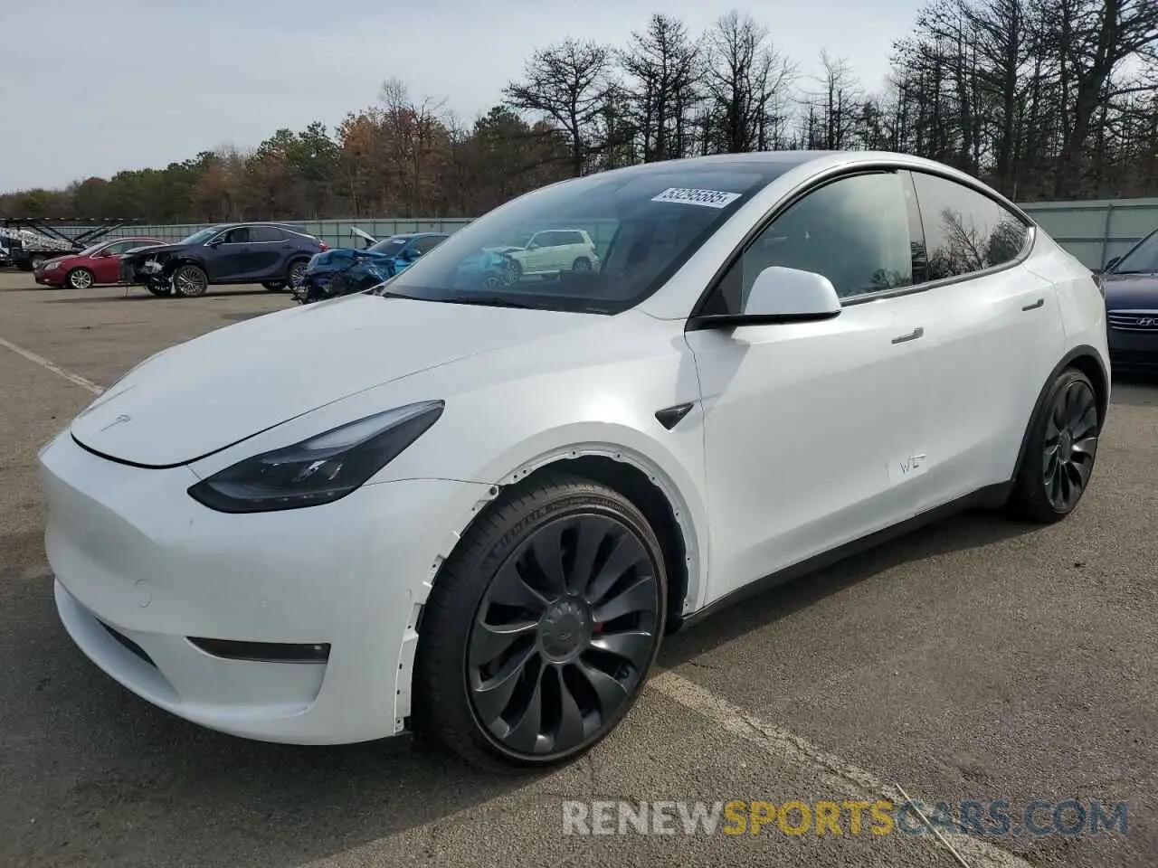 1 Photograph of a damaged car 7SAYGDEF7NF465731 TESLA MODEL Y 2022