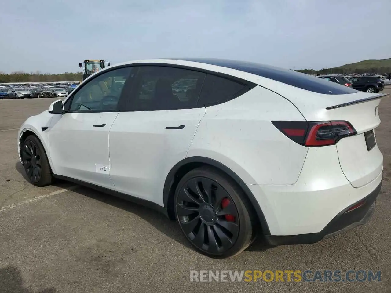 2 Photograph of a damaged car 7SAYGDEF7NF465731 TESLA MODEL Y 2022
