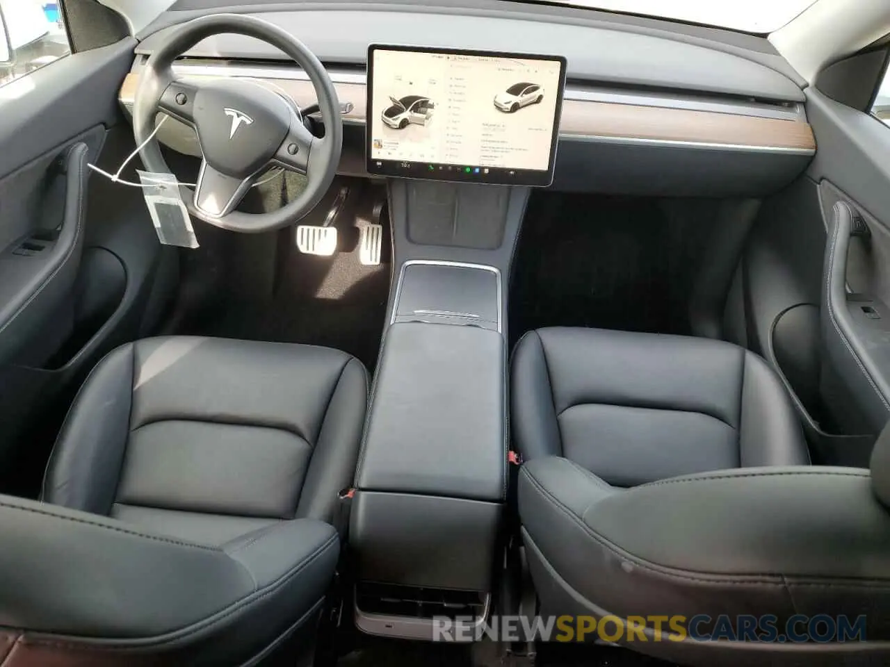 8 Photograph of a damaged car 7SAYGDEF7NF465731 TESLA MODEL Y 2022