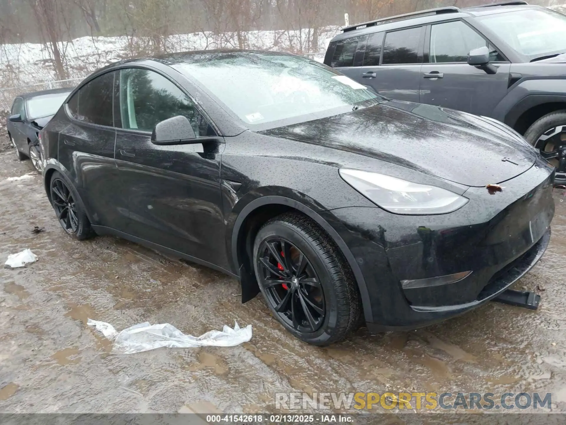 1 Photograph of a damaged car 7SAYGDEF7NF466135 TESLA MODEL Y 2022