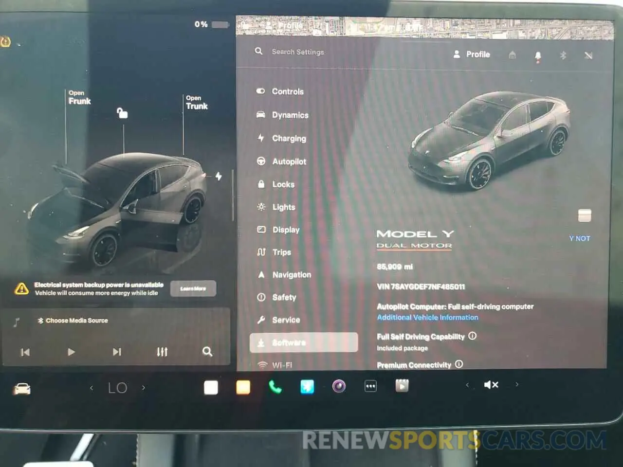 9 Photograph of a damaged car 7SAYGDEF7NF485011 TESLA MODEL Y 2022