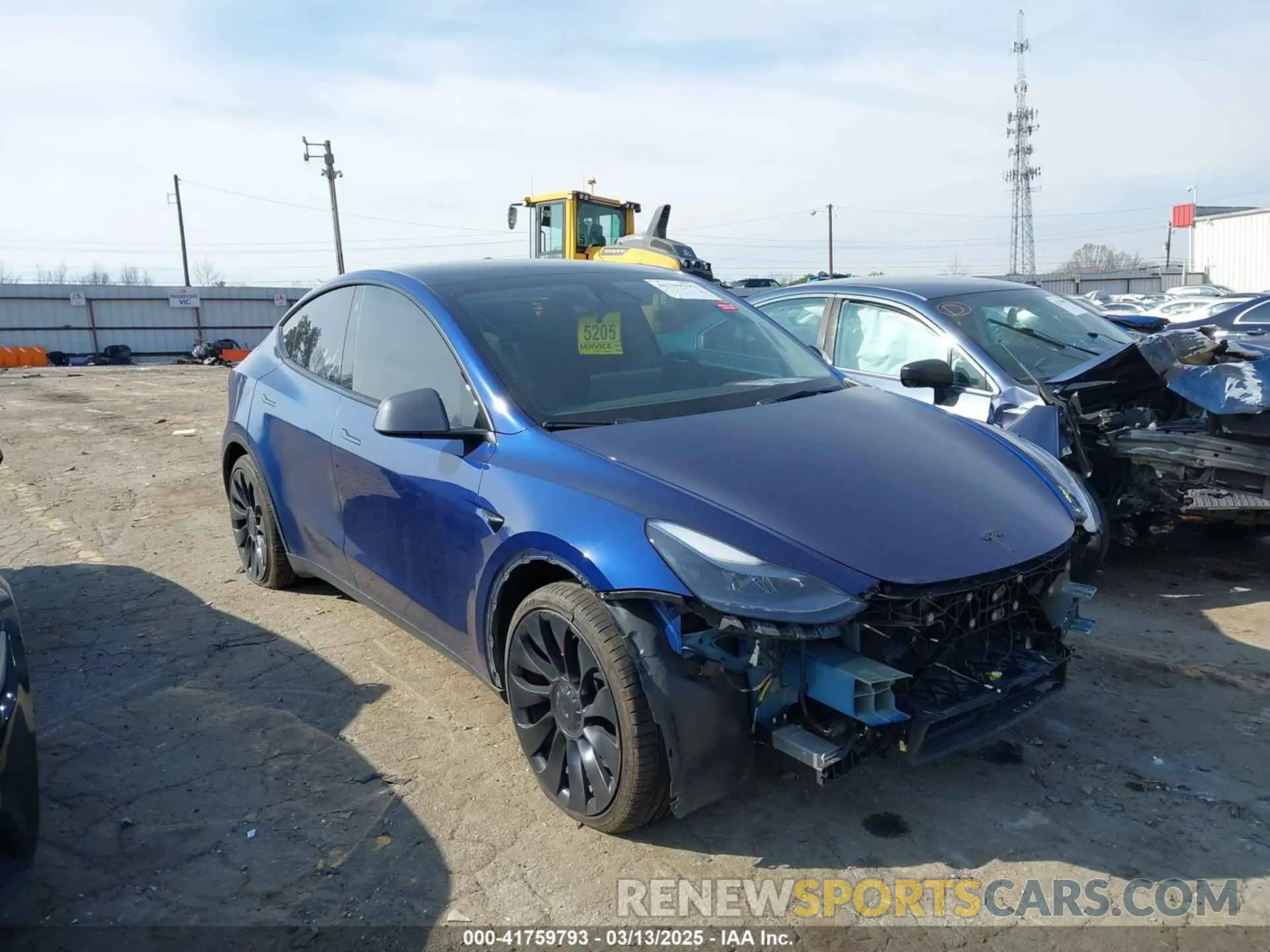 1 Photograph of a damaged car 7SAYGDEF7NF497076 TESLA MODEL Y 2022