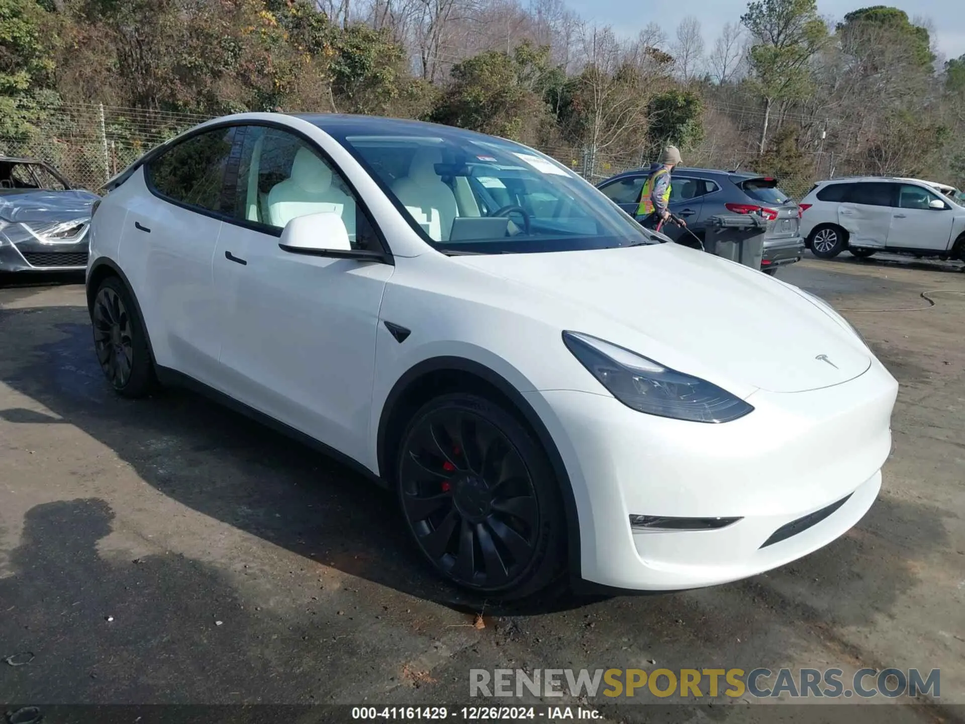 1 Photograph of a damaged car 7SAYGDEF7NF548818 TESLA MODEL Y 2022