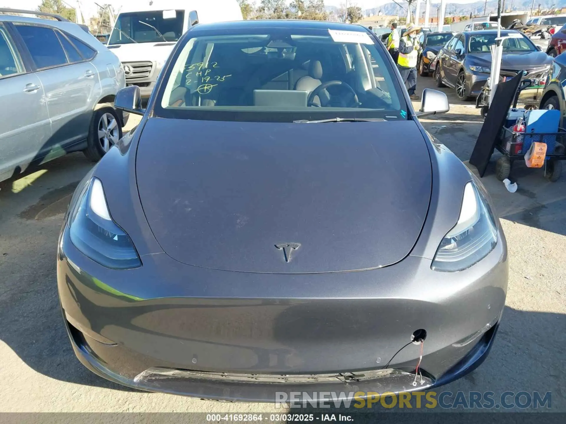 11 Фотография поврежденного автомобиля 7SAYGDEF7NF562895 TESLA MODEL Y 2022