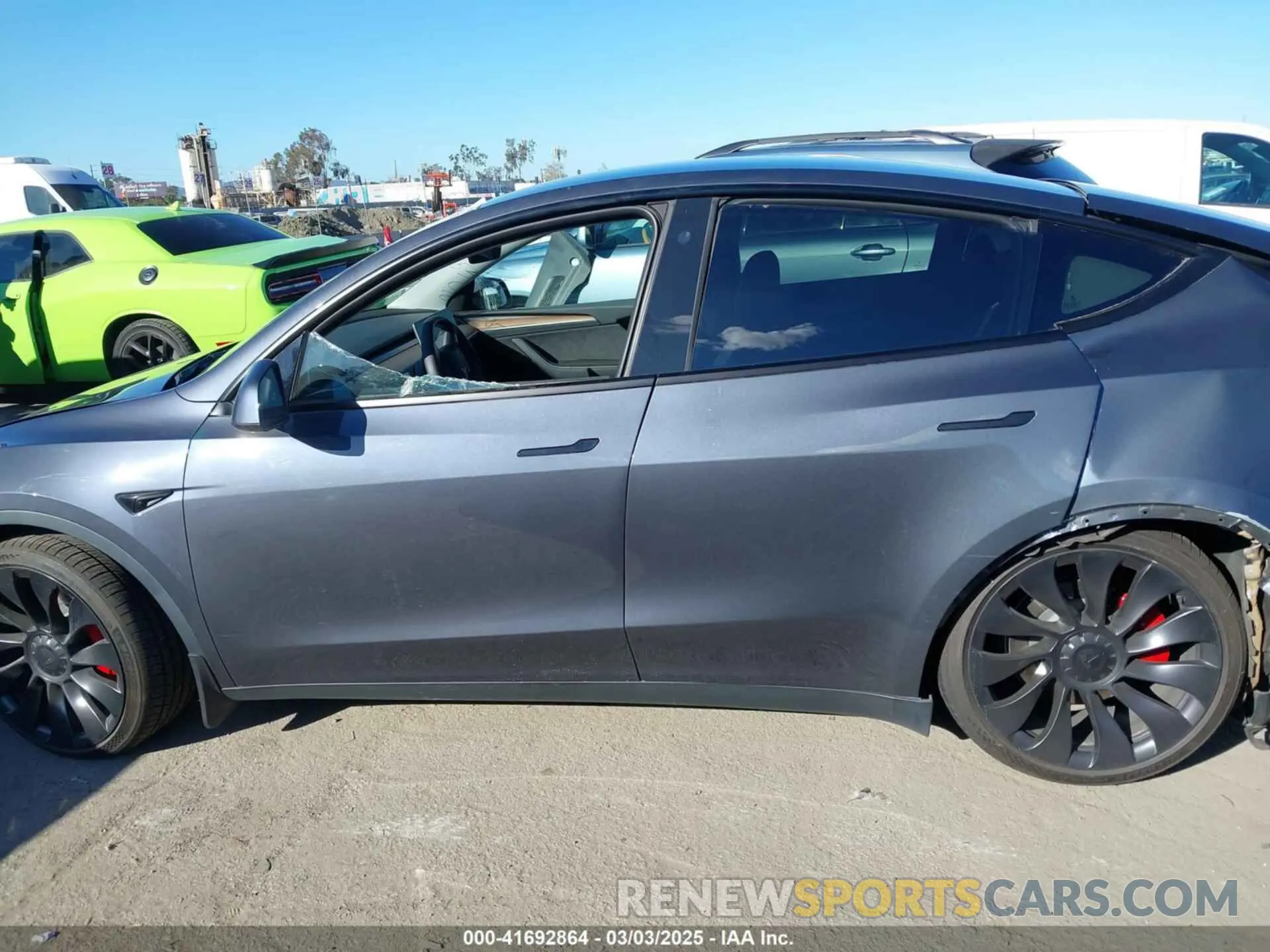 13 Фотография поврежденного автомобиля 7SAYGDEF7NF562895 TESLA MODEL Y 2022
