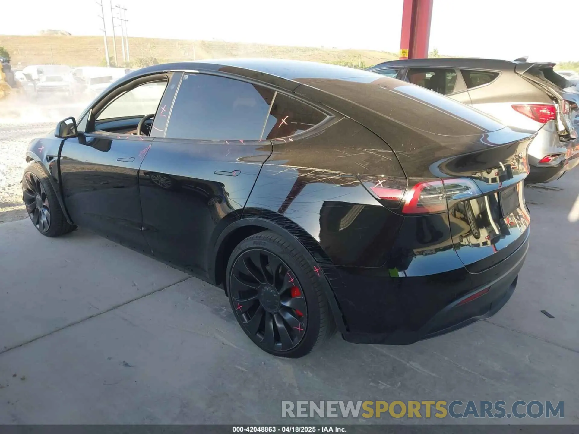 3 Фотография поврежденного автомобиля 7SAYGDEF8NF324005 TESLA MODEL Y 2022