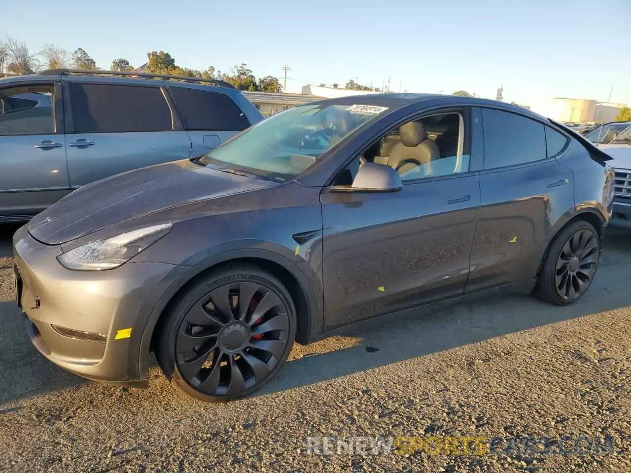 1 Photograph of a damaged car 7SAYGDEF8NF348739 TESLA MODEL Y 2022